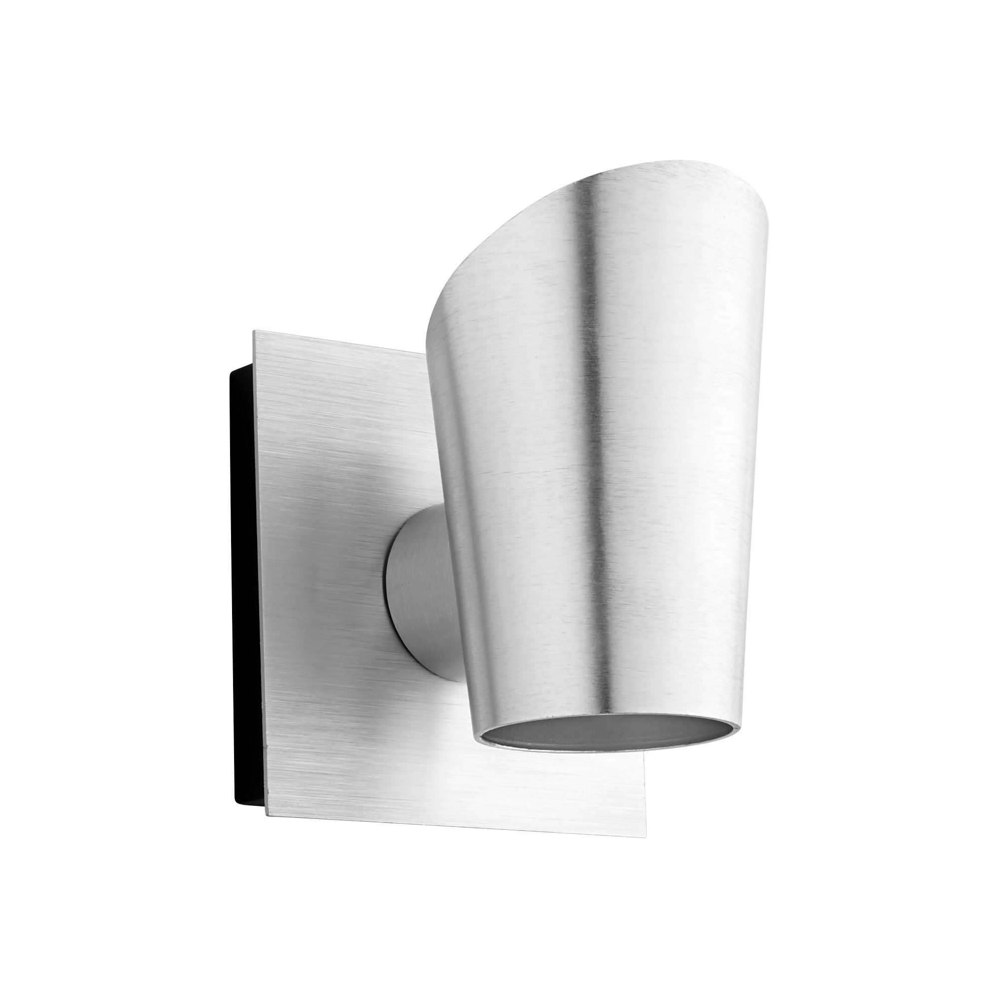 Photos - Floodlight / Street Light Oxygen Lighting 3-732 Pilot 2 Light 6" Tall LED Outdoor Wall Sconce Brushed Aluminum Outdoor Lighting Wall Sconces 3-732-16 