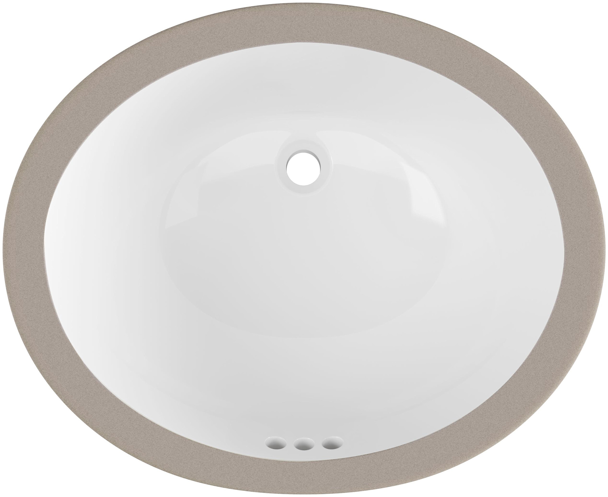 Photos - Bathroom Sink ProFlo PF1512U Comstock 17" Oval Vitreous China Undermount  with Overflow White Sinks s Sinks Only 