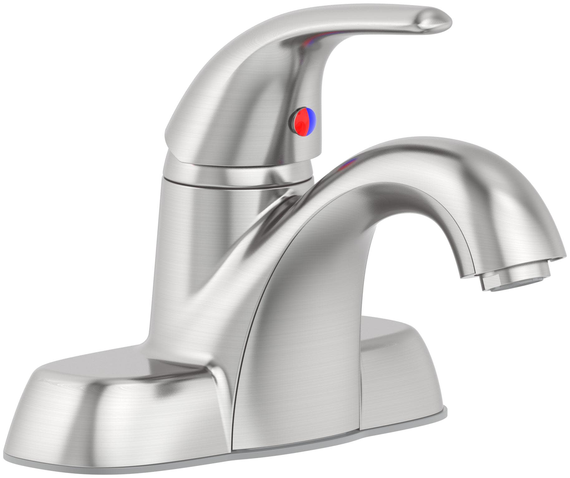Photos - Tap ProFlo PFWSC4757 1.2 GPM Centerset Bathroom Faucet with Pop-Up Drain Assembly Brushed Nickel Faucet Bathroom Sink Faucets Si 