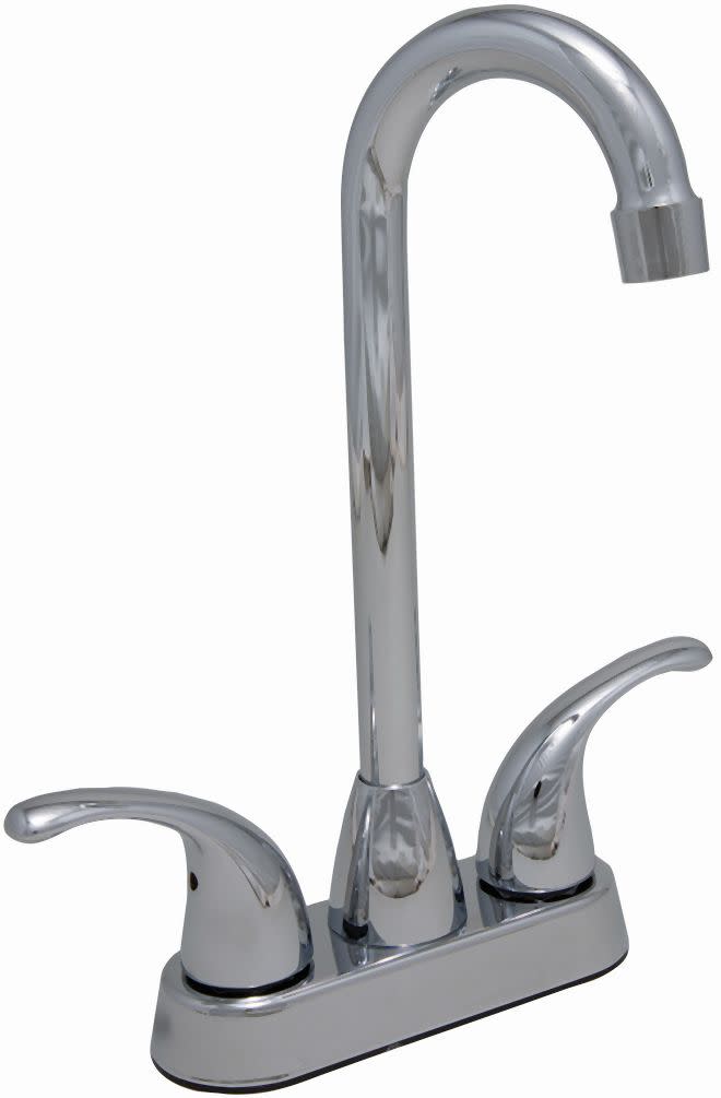 PROFLO PFWSC6897 1.2 GPM Standard Kitchen Faucet Polished Chrome Faucet Kitchen Double Handle
