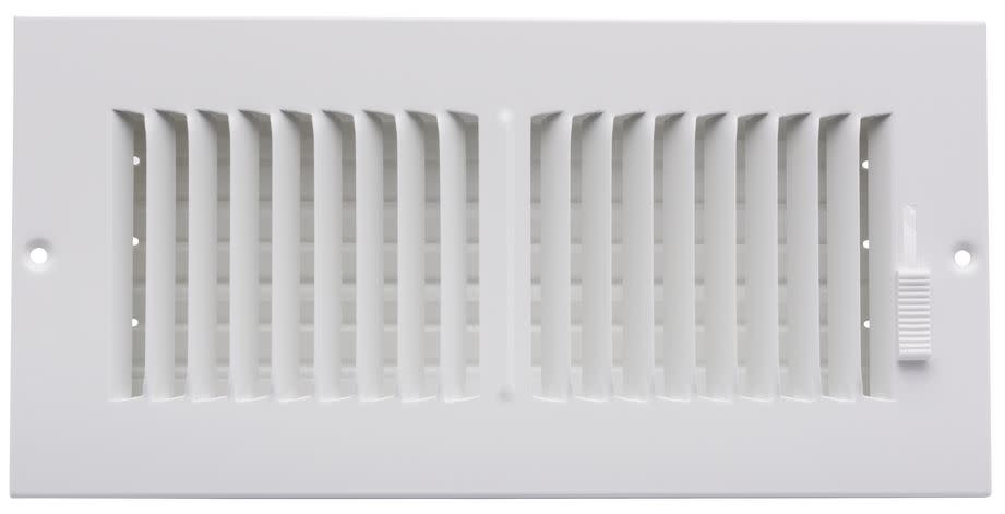 Photos - Air Vent Cover / Duct A&D PROSELECT PS2WW10P 10" x 4" Residential Ceiling and Sidewall 2 Way Register White Vent Covers Registers Slatted 