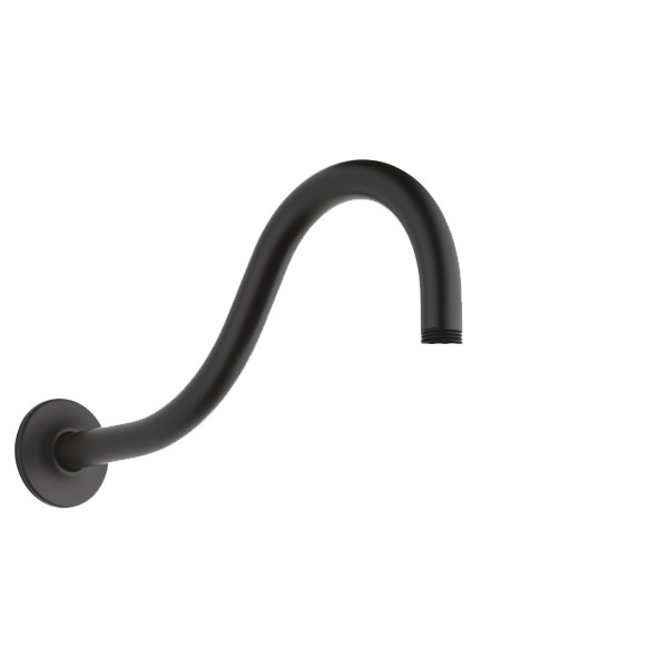 Photos - Shower Riser Rail & Head Holder Peerless 76055 Universal Showering Components 14" Shower Arm Matte Black Bath and Shower Accessories Shower Components Showe
