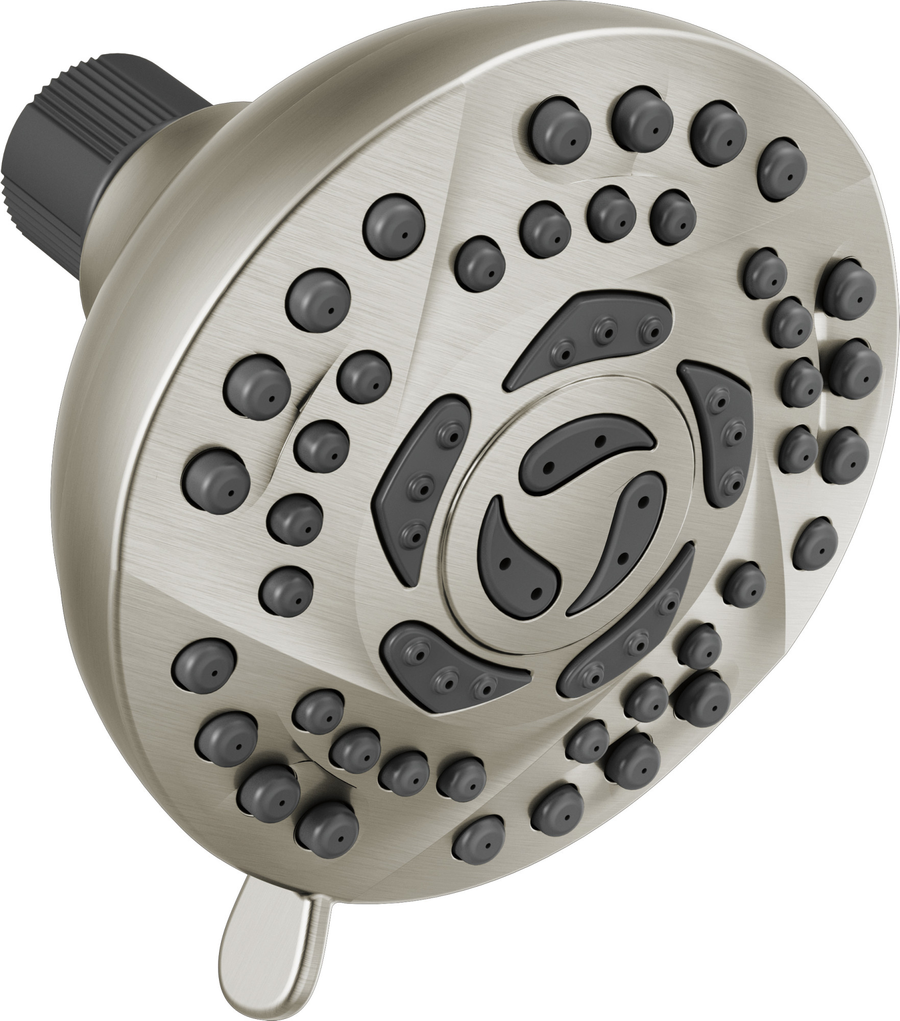 Peerless 76810 Universal Showering Components 1.75 GPM Multi Function Shower Head Brushed Nickel Showers Shower Heads Multi Function