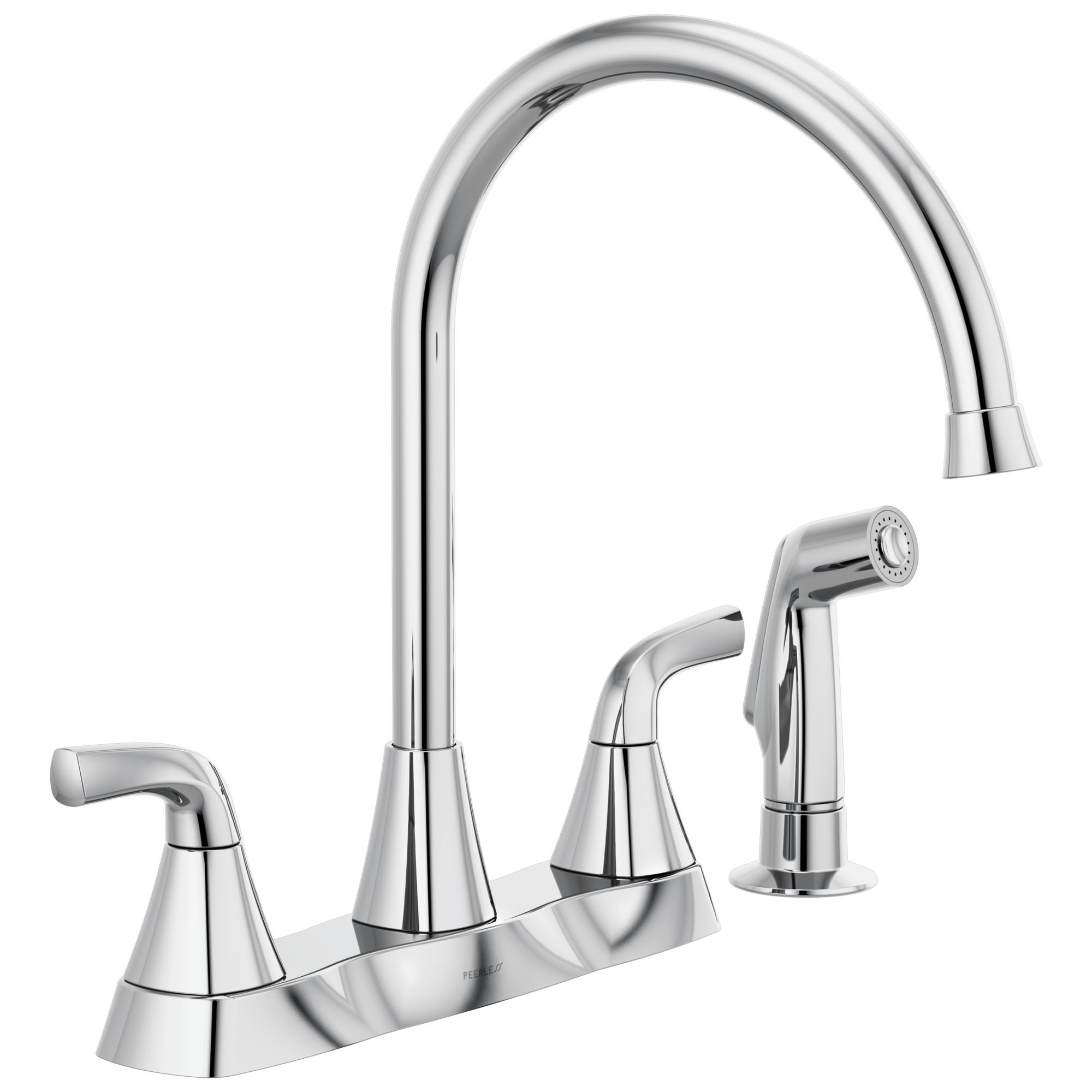 Photos - Tap Peerless P2835LF Parkwood 1.5 GPM Widespread Kitchen Faucet - Lifetime Limited Warranty Chrome Faucet Kitchen Double Handle 