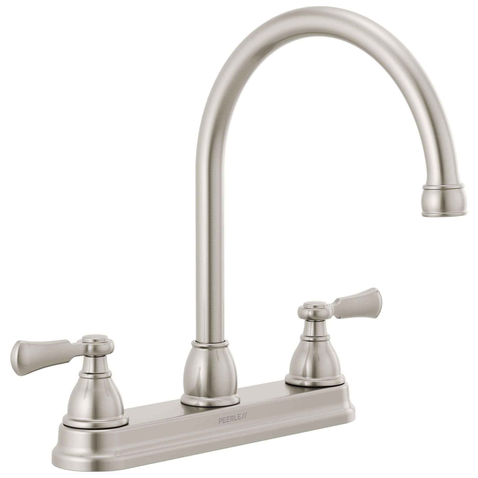 Photos - Tap Peerless P2965LF Elmhurst 1.5 GPM Standard Kitchen Faucet Brilliance Stainless Faucet Kitchen Double Handle P2965LF-SS 