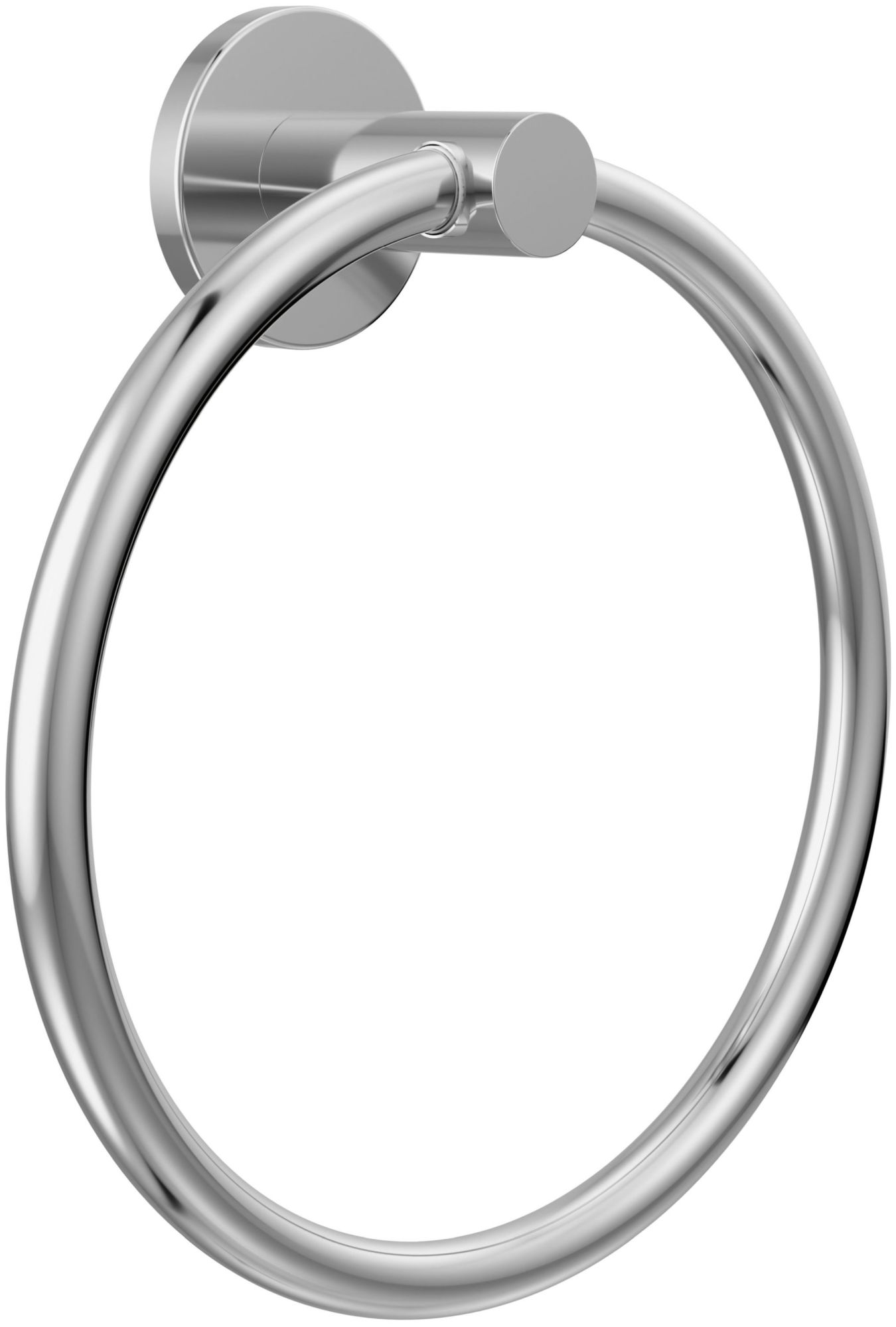 Photos - Towel Holder Peerless PA347 Precept 6-9/16" Wall Mounted Towel Ring Chrome Bathroom Hardware and Accessories Bathroom Hardware Towel Ring 