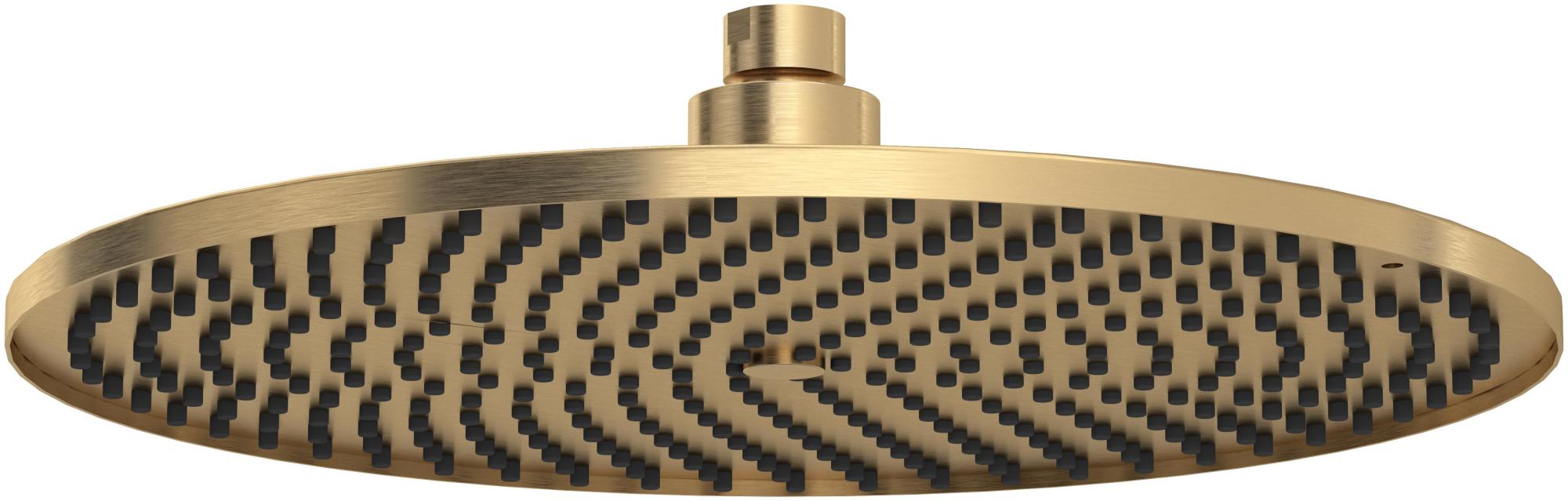 Photos - Shower System A&D Perrin and Rowe U.5237 Holborn 1.8 GPM Single Function Shower Head Satin English Gold Showers Shower Heads Single Function U 