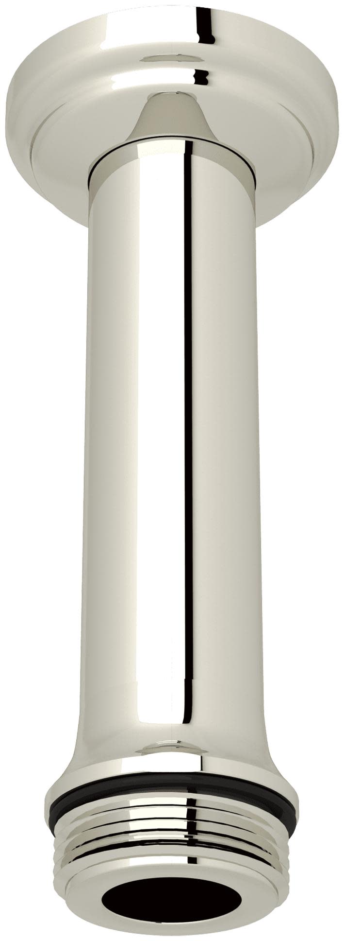 Photos - Shower Riser Rail & Head Holder A&D Perrin and Rowe U.5388 4" Ceiling Mounted Shower Arm and Flange Polished Nickel Bath and Shower Accessories Shower Component