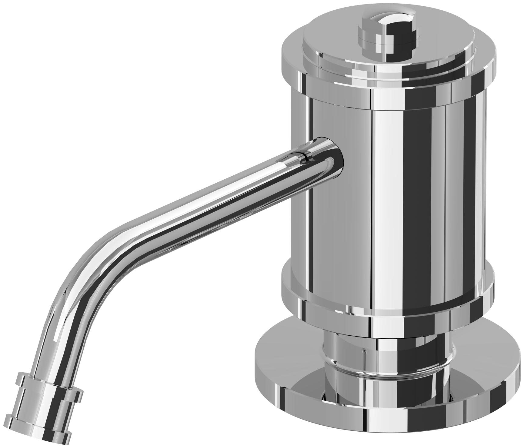 Photos - Tap Hidden Part A&D Perrin and Rowe U.6595 Armstrong Deck Mounted Soap Dispenser with 8.5 oz Capacity Polished Chrome Faucet Accessories and Par 