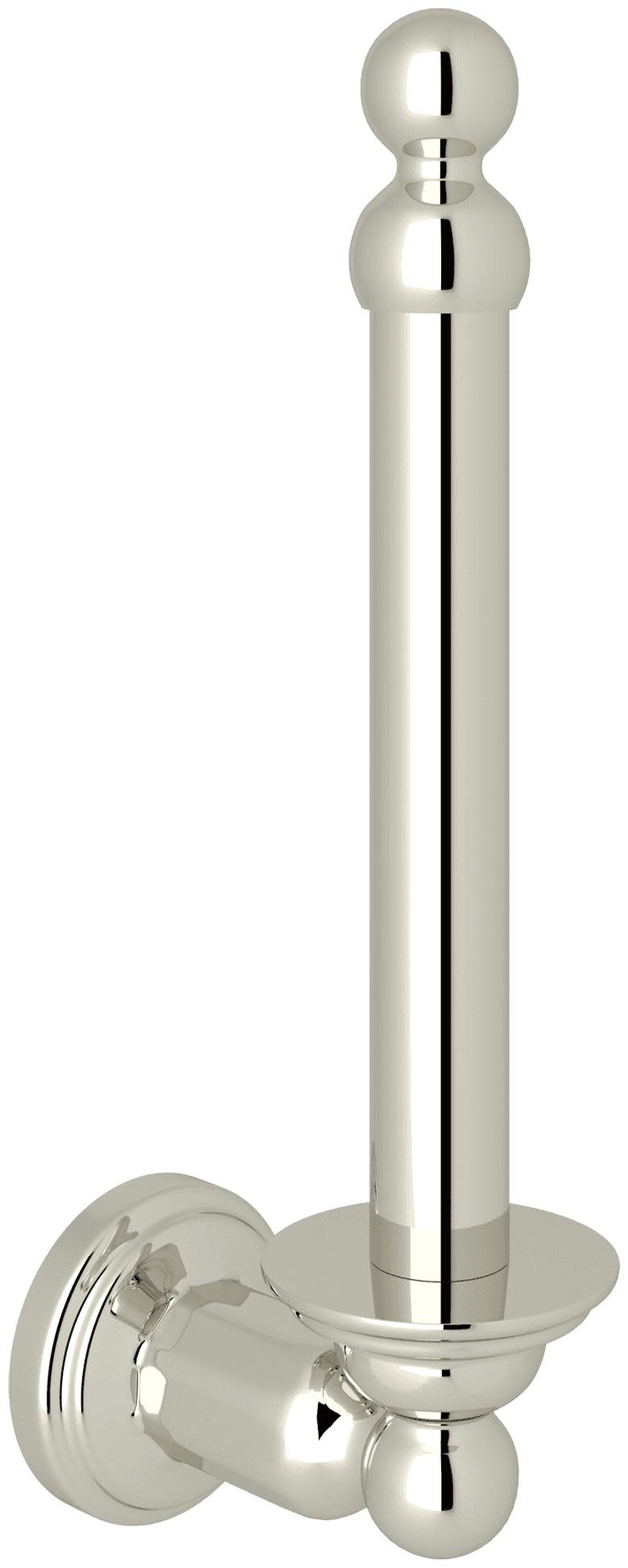 Photos - Toilet Paper Holder A&D Perrin and Rowe U.6947 Edwardian Wall Mounted  Polished Nickel Bathroom Hardware and Accessories Bathroom 