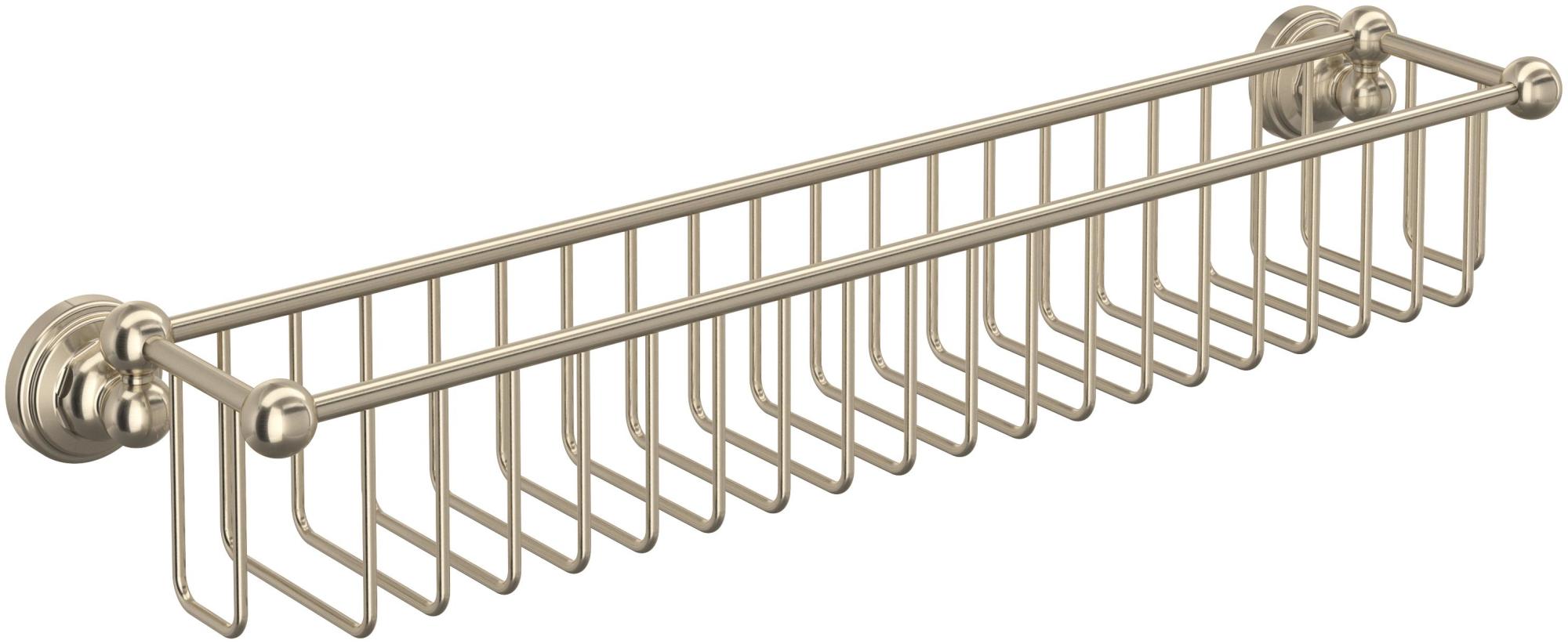 Photos - Soap Holder / Dispenser A&D Perrin and Rowe U.6951 20" Bottle Basket Satin Nickel Bathroom Hardware and Accessories Bathroom Accessories Soap Dishes U.6