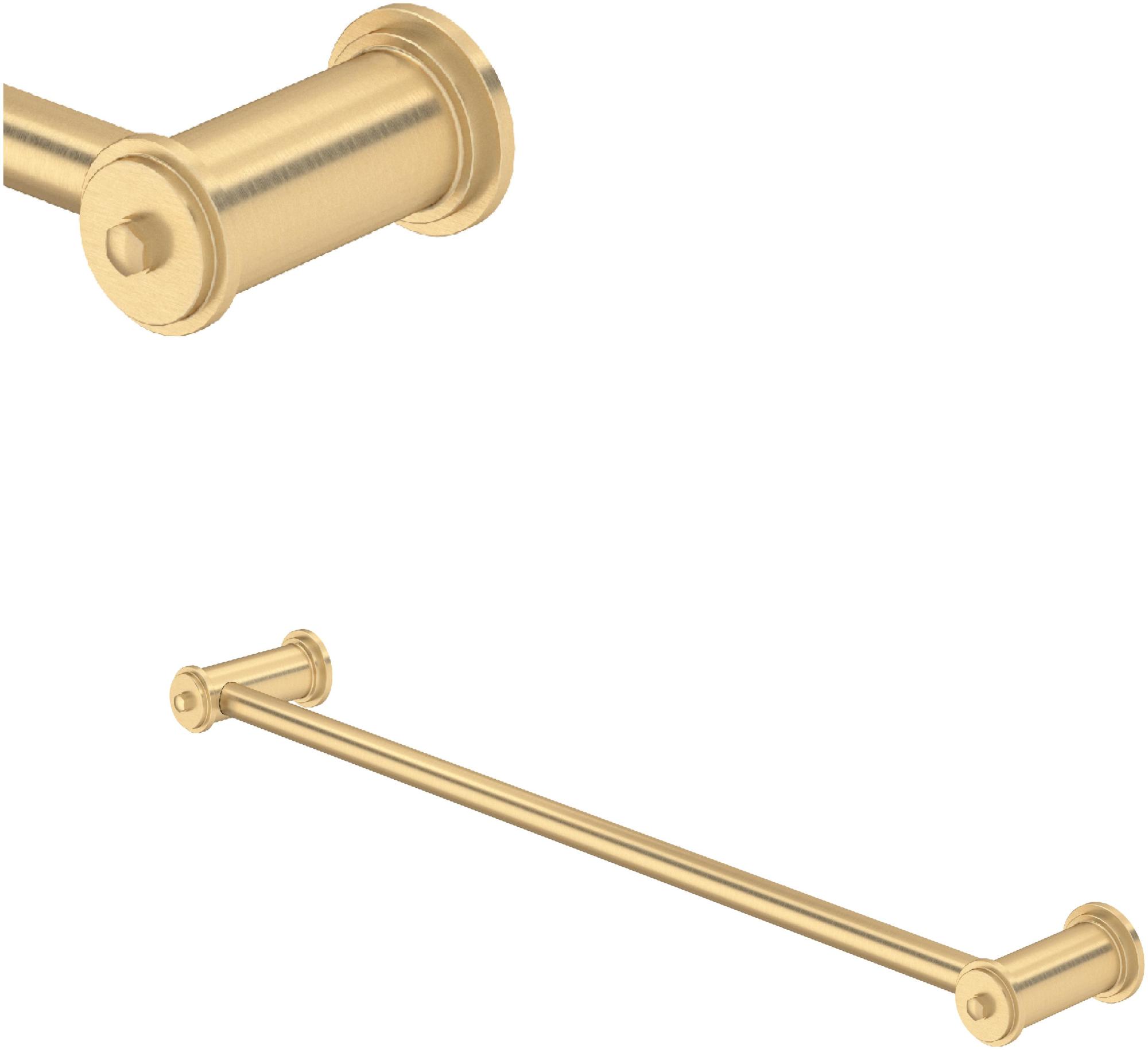 Photos - Towel Holder Perrin and Rowe U.AR25WTB24 Armstrong 24" Towel Bar Satin English Gold Bathroom Hardware and Accessories Bathroom Hardware T
