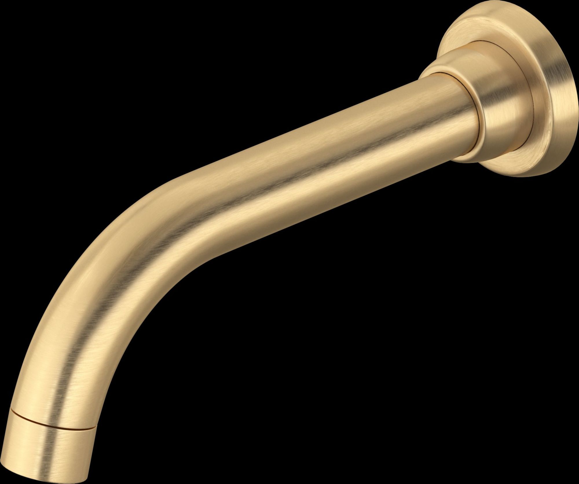 Photos - Pipe Trap A&D Perrin and Rowe U.3330 Holborn 2-3/4" Tub Spout Satin English Gold Bath and Shower Accessories Tub Spouts Non Diverter Tub S 