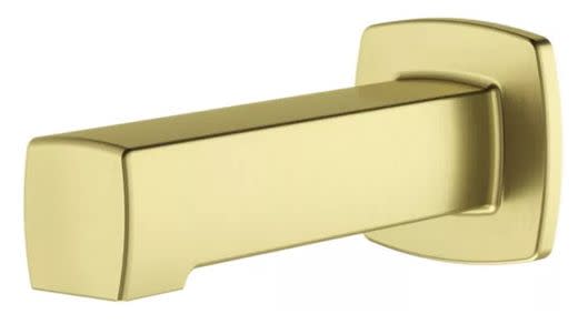Photos - Pipe Trap Pfister 920-247 -General 6-3/8" Tub Spout Brushed Gold Bath and Shower Accessories Tub Spouts Non Diverter Tub Spouts 