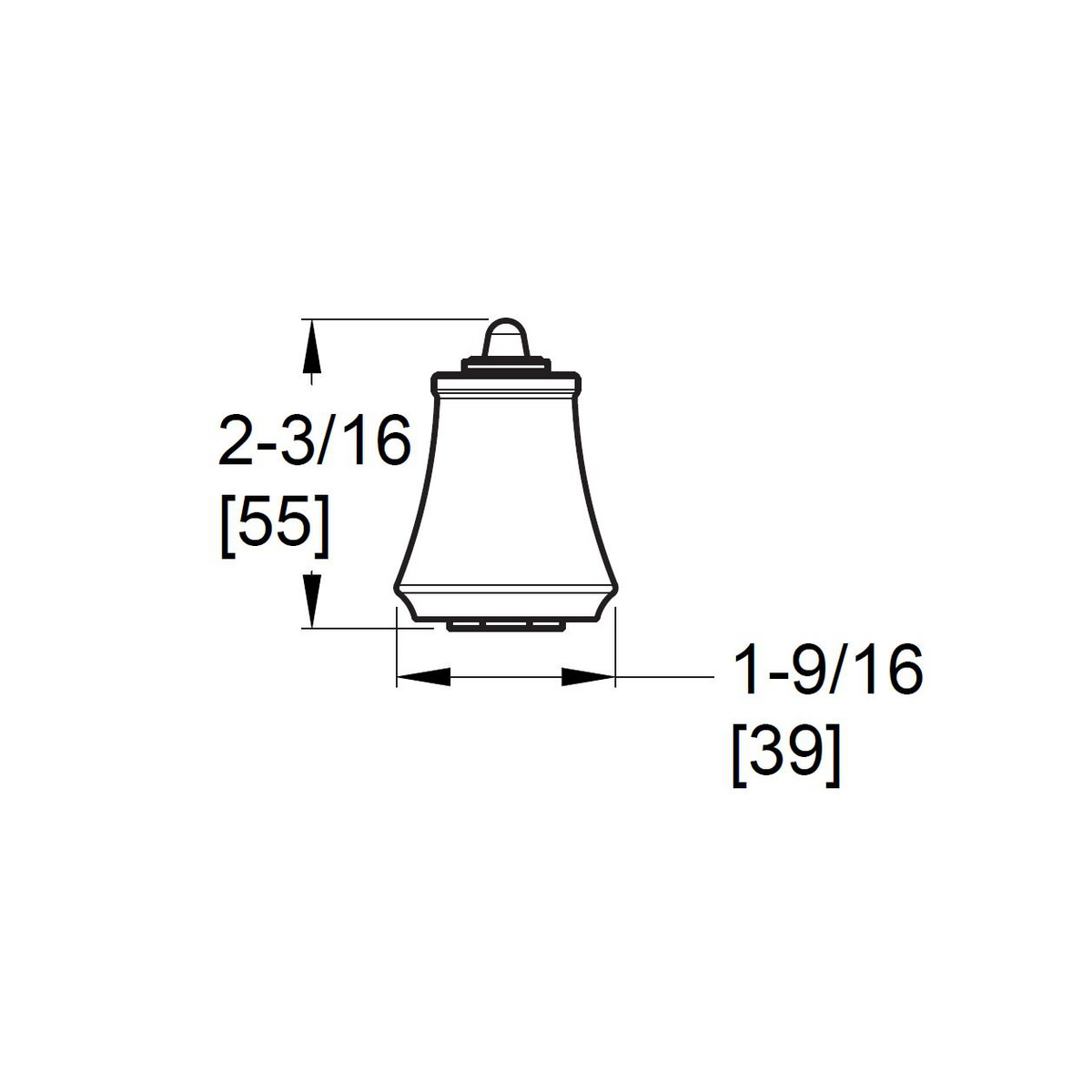 Photos - Shower System Pfister 941393 Replacement Shower Head Stainless Steel Showers Shower Heads Single Function 941393S 