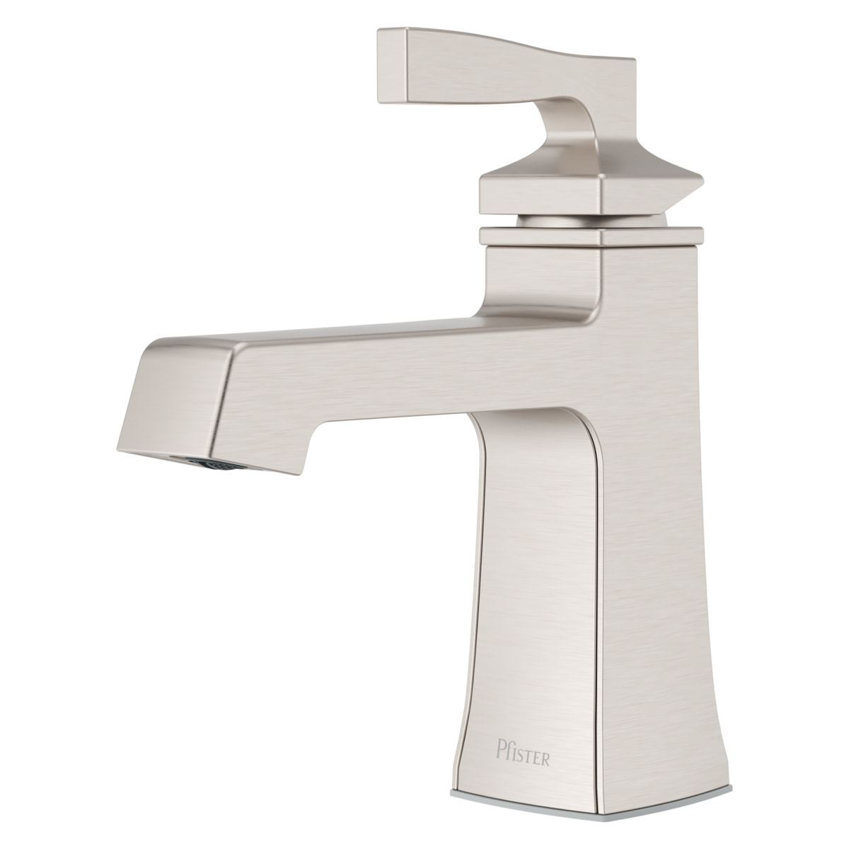 Photos - Tap Pfister LG42-HT0 Holliston 1.2 GPM Single Hole Bathroom Faucet Spot Defense Brushed Nickel Faucet Bathroom Sink Faucets Sing 