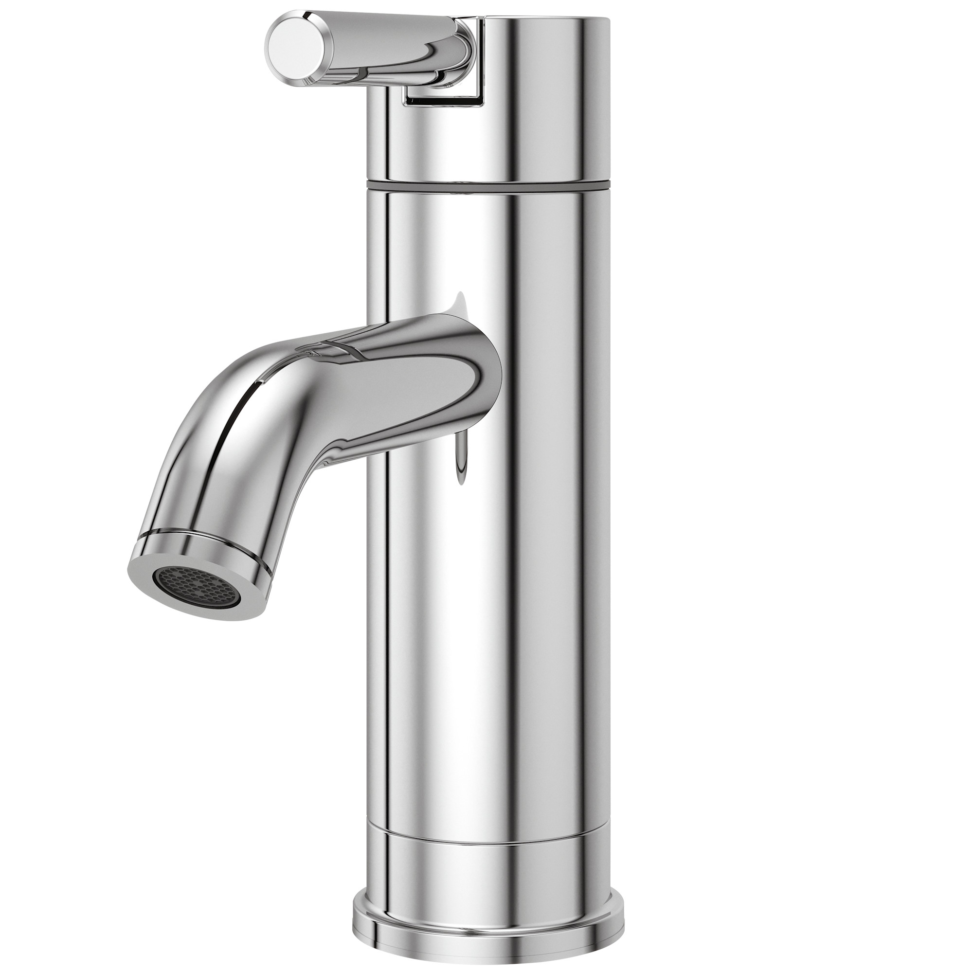 Photos - Tap Pfister LG42-N00 Contempra 1.2 GPM Single Hole Bathroom Faucet with Pop-Up Drain Assembly Polished Chrome Faucet Bathroom Si