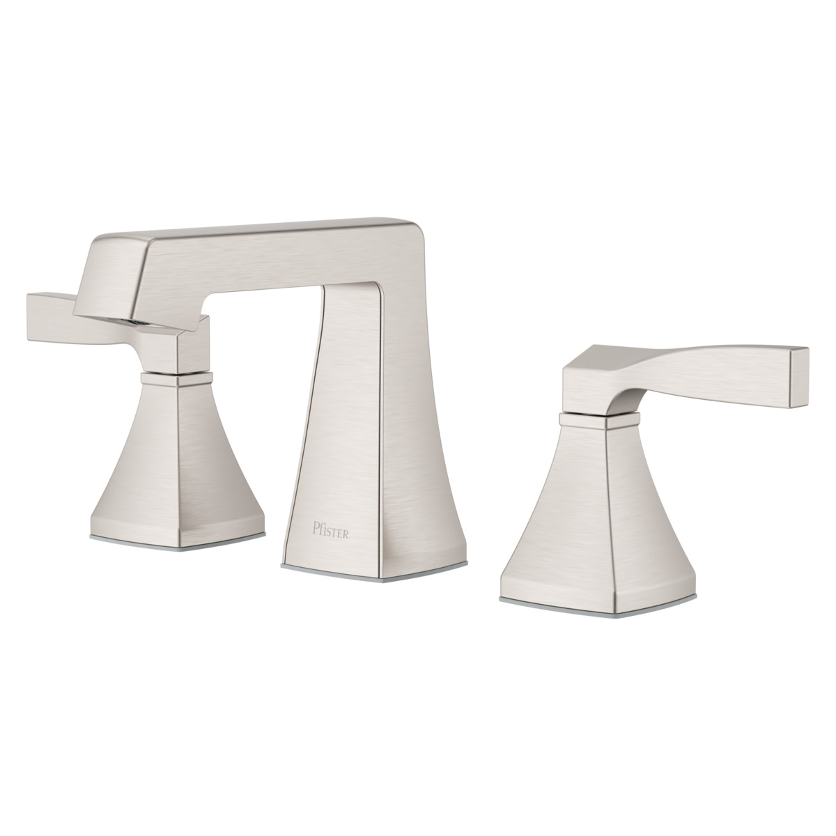 Photos - Tap Pfister LG49-HT0 Holliston 1.2 GPM Widespread Bathroom Faucet Spot Defense Brushed Nickel Faucet Bathroom Sink Faucets Doubl 