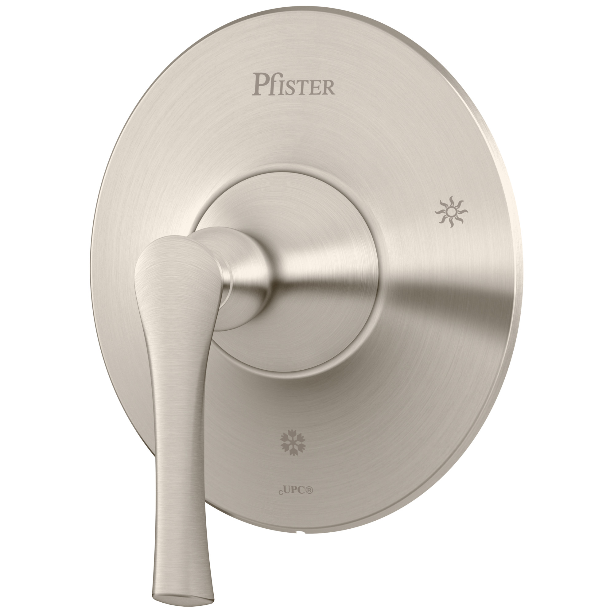 Photos - Shower System Pfister R891RH Rhen Pressure Balanced Valve Trim Only with Single Lever Handle - Less Rough In Brushed Nickel Showers Valve 