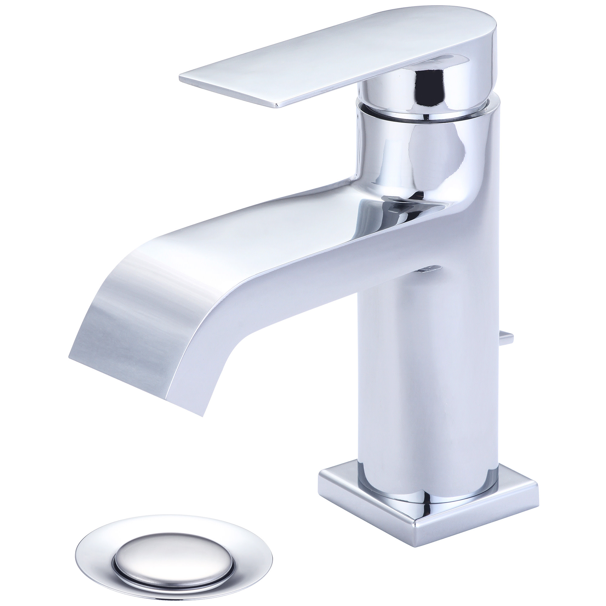 Photos - Tap Pioneer Faucets L-6090 i4 1.2 GPM Deck Mounted Single Hole Bathroom Faucet with Pop-Up Drain Assembly Polished Chrome Faucet