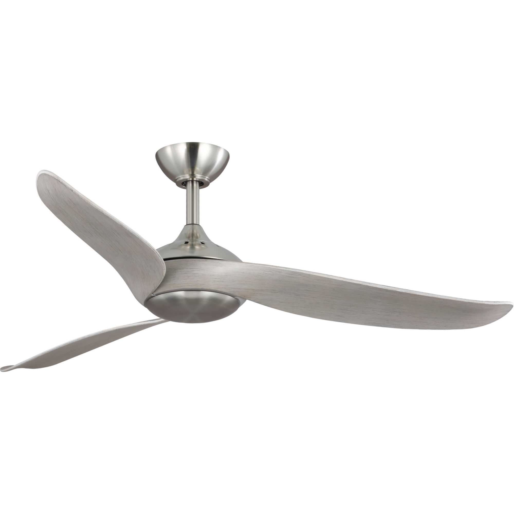 Photos - Fan Progress Lighting P250105-30 Conte 52" 3 Blade Indoor Ceiling  Brushed Nickel s Ceiling s Indoor Ceiling s P2501