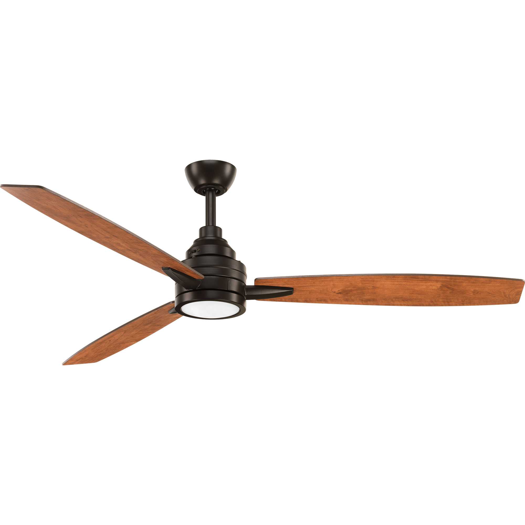 Photos - Fan Progress Lighting Gaze 60 Gaze 60" 3 Blade Indoor LED Ceiling  Antique Bronze s Ceiling s Indoor Ceiling s P2554 