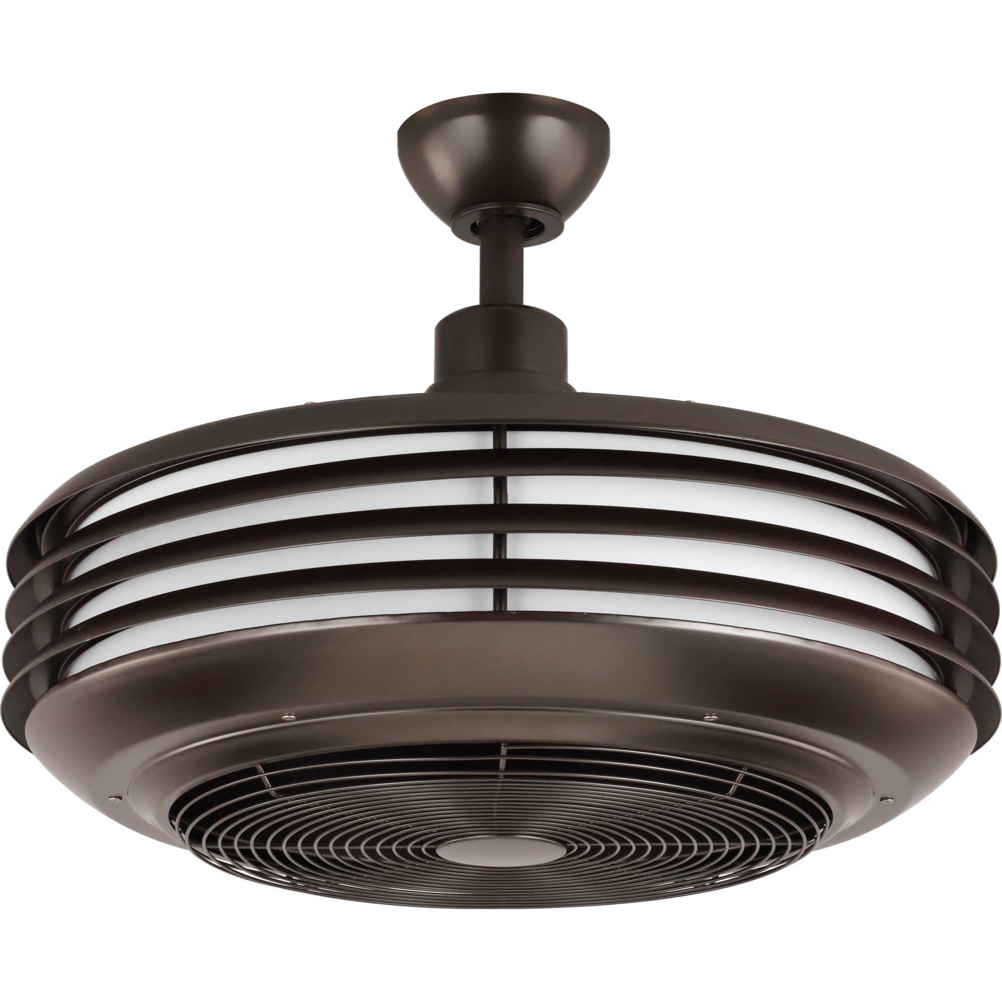 Photos - Fan Progress Lighting Sanford 24 Sanford 22-7/8" 3 Blade Indoor / Outdoor Ceiling  - Remote Control and LED Light Kit Include 