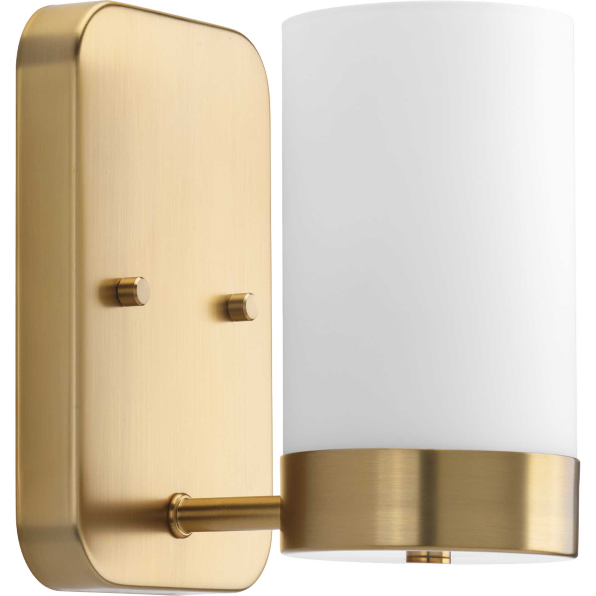 Photos - Chandelier / Lamp Progress Lighting P300020 Elevate Single Light 8" Tall Bathroom Sconce Brushed Bronze Indoor Lighting Bathroom Fixtures Bath 