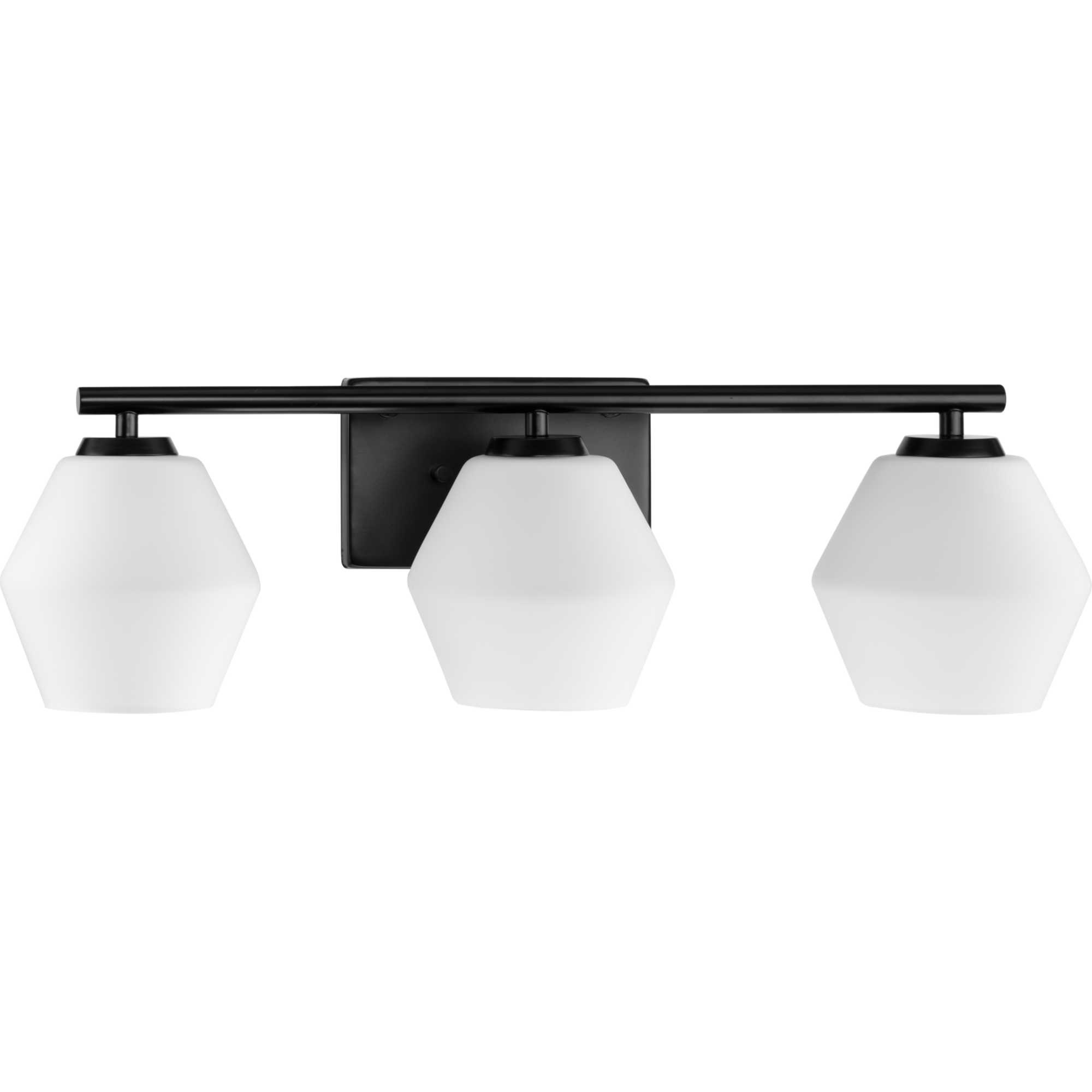 Photos - Chandelier / Lamp Progress Lighting P300432 Copeland 3 Light 24" Wide Vanity Light Matte Black Indoor Lighting Bathroom Fixtures Vanity Light 