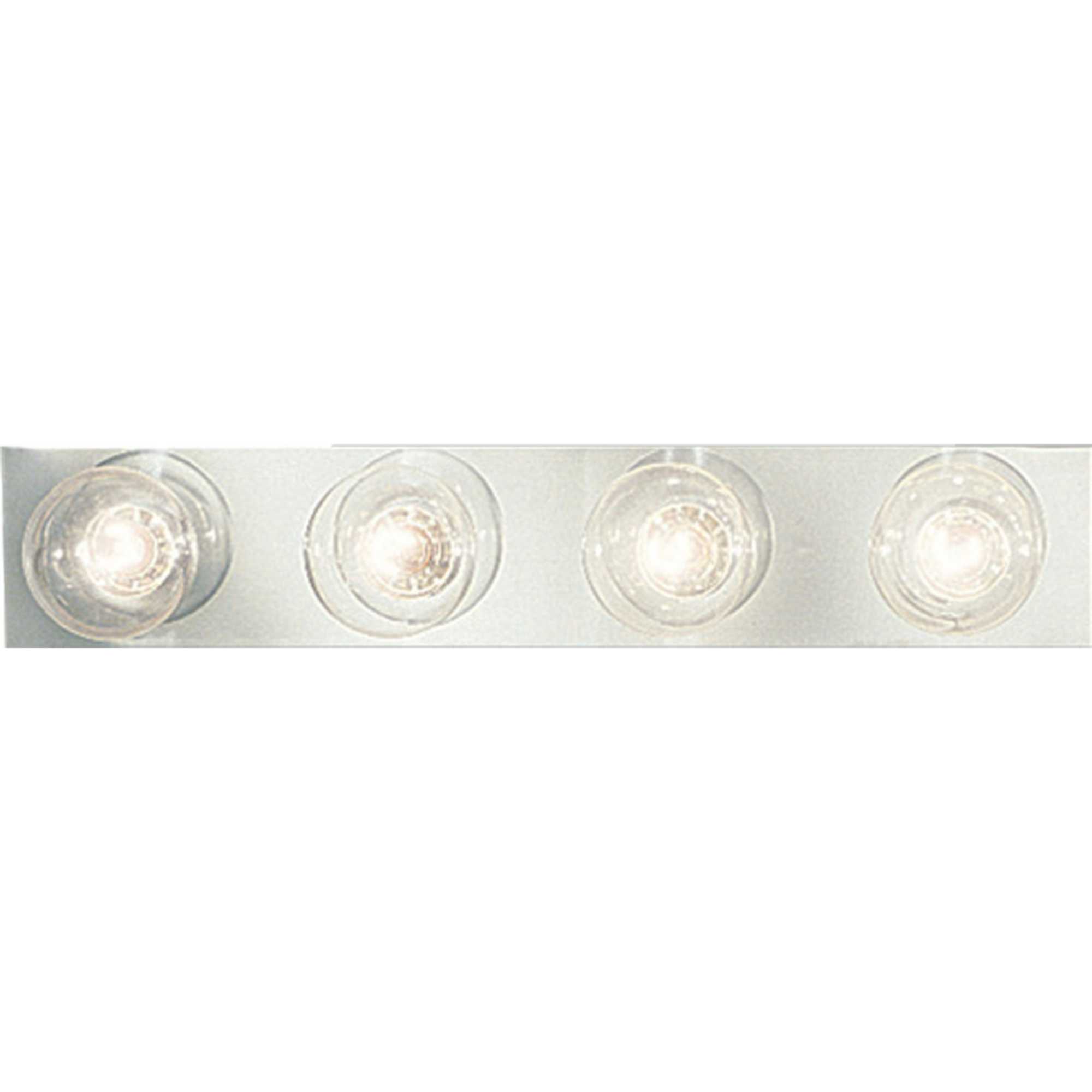 Progress Lighting P3298 Broadway Wall or Ceiling Mount Four-Light Bath Bar Polished Chrome Indoor Lighting Bathroom Fixtures Vanity Strip