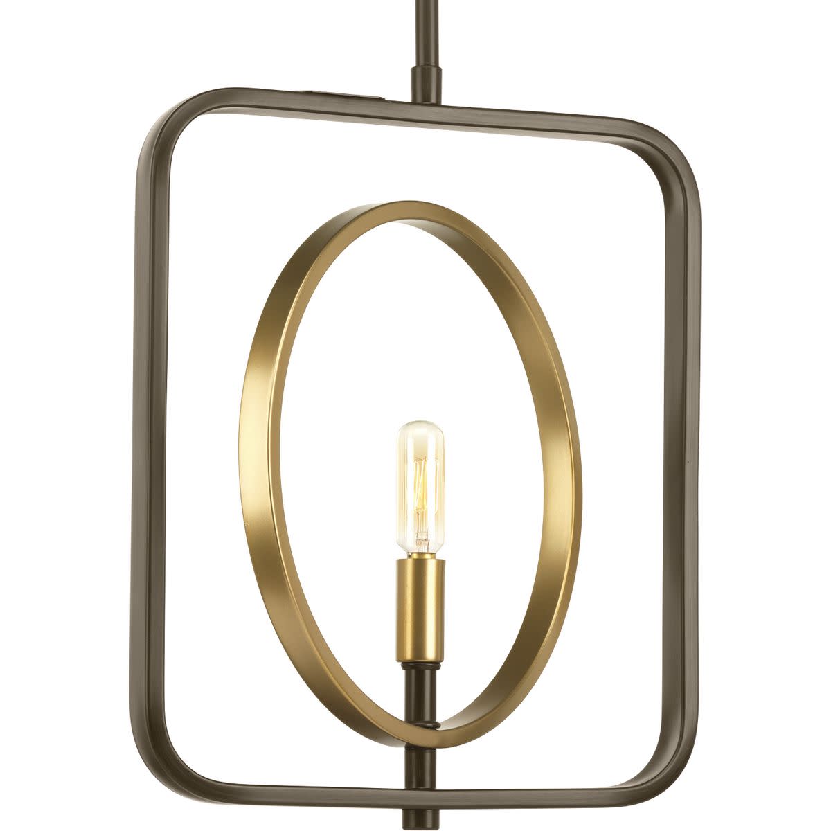 Photos - Chandelier / Lamp Progress Lighting P500027 Swing Single Light 12" Wide Pendant Antique Bronze Indoor Lighting Pendants P500027-020 