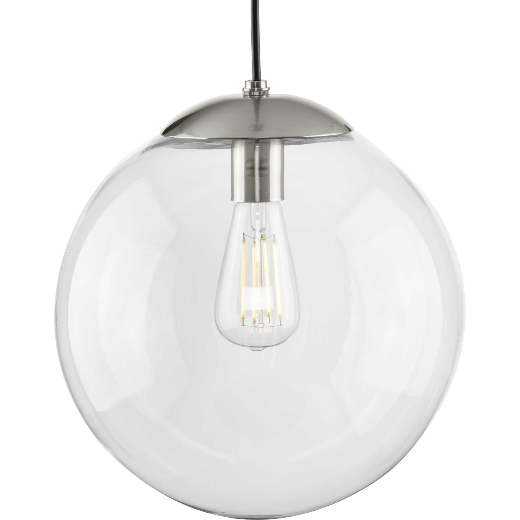 Photos - Chandelier / Lamp Progress Lighting P500311 Atwell 12" Wide Pendant Brushed Nickel Indoor Lighting Pendants P500311-009 
