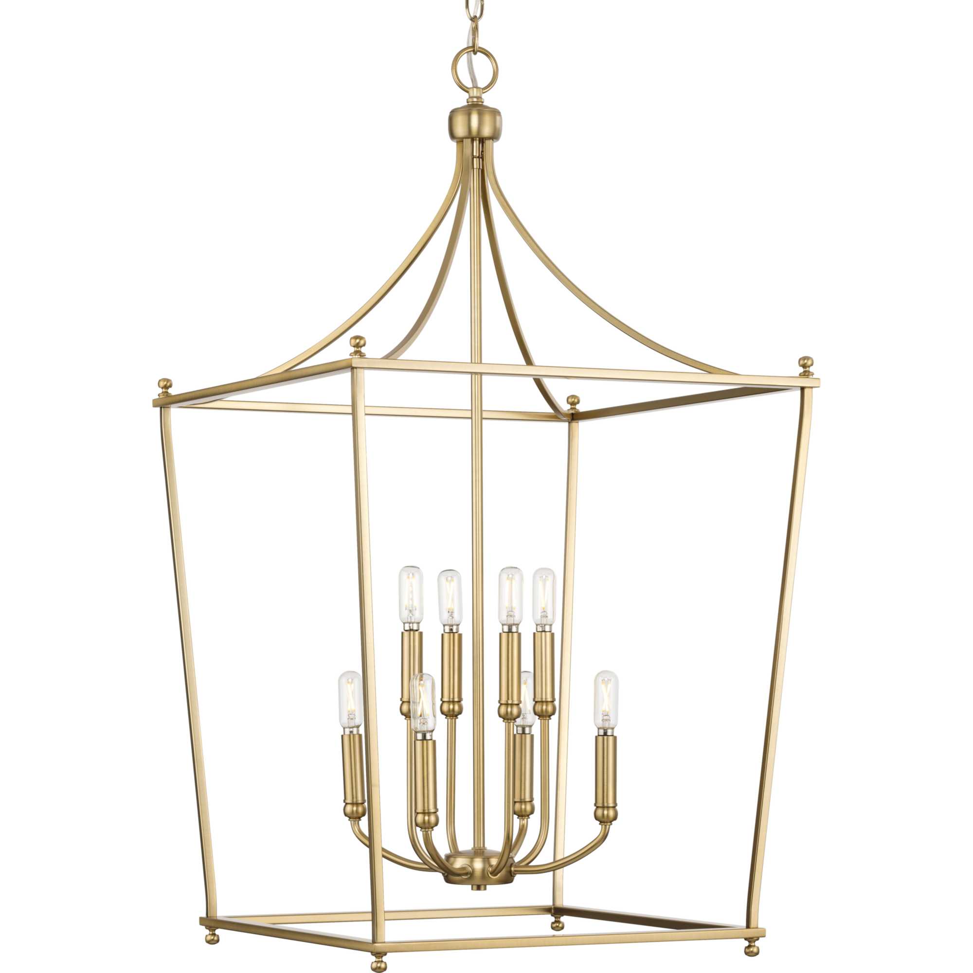 Photos - Chandelier / Lamp Progress Lighting P500371 Parkhurst 8 Light 20" Wide Chandelier Brushed Bronze Indoor Lighting Chandeliers P500371-109 