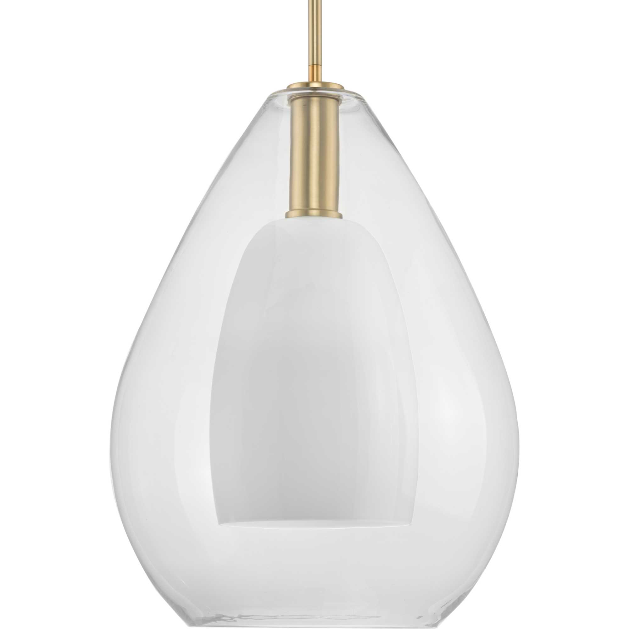 Photos - Chandelier / Lamp Progress Lighting P500439 Carillon 15" Wide Pendant Brushed Gold Indoor Lighting Pendants P500439-191