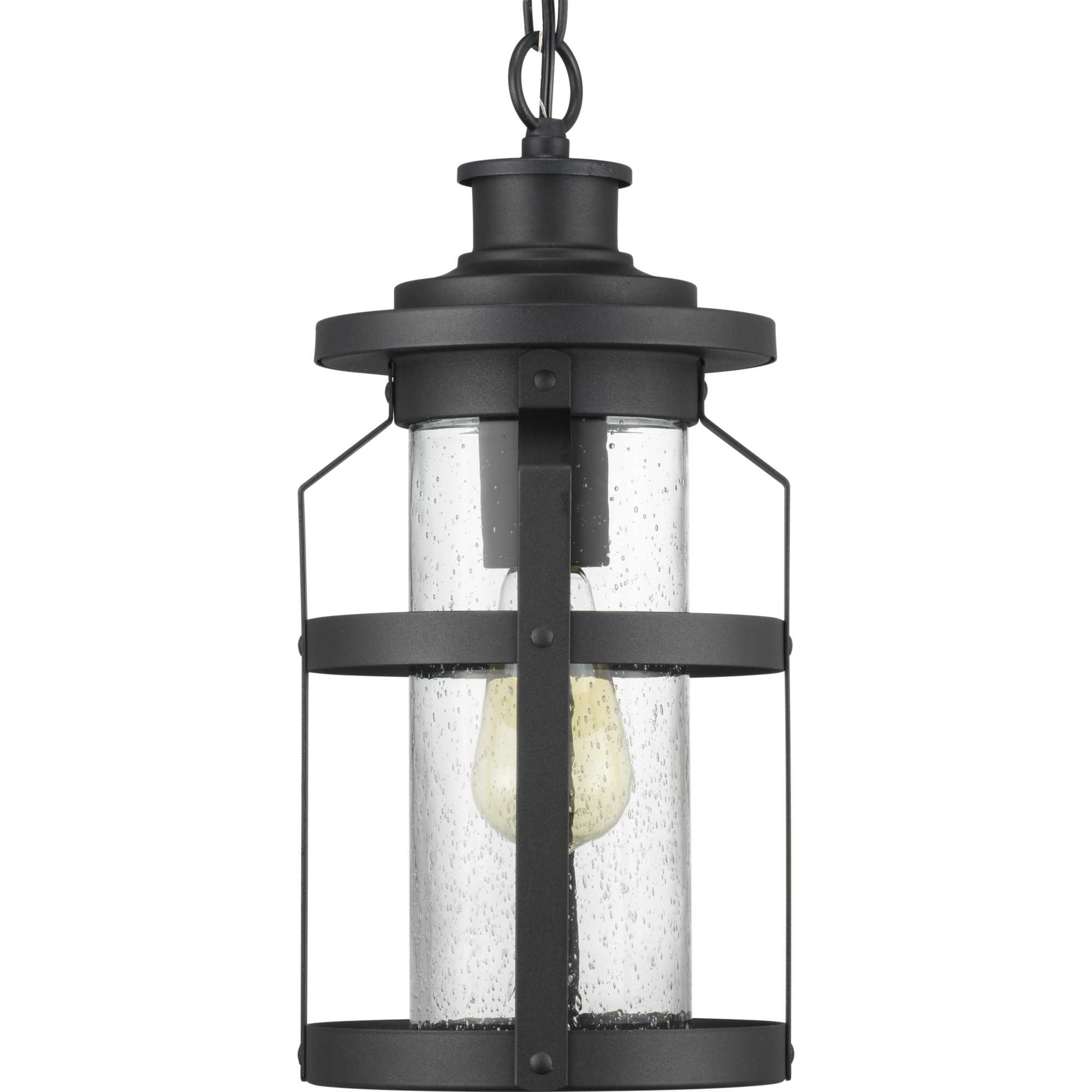 Photos - Floodlight / Street Light Progress Lighting P550031 Haslett Single Light 8" Wide Outdoor Mini Pendant Black Outdoor Lighting Pendants P550031-031 