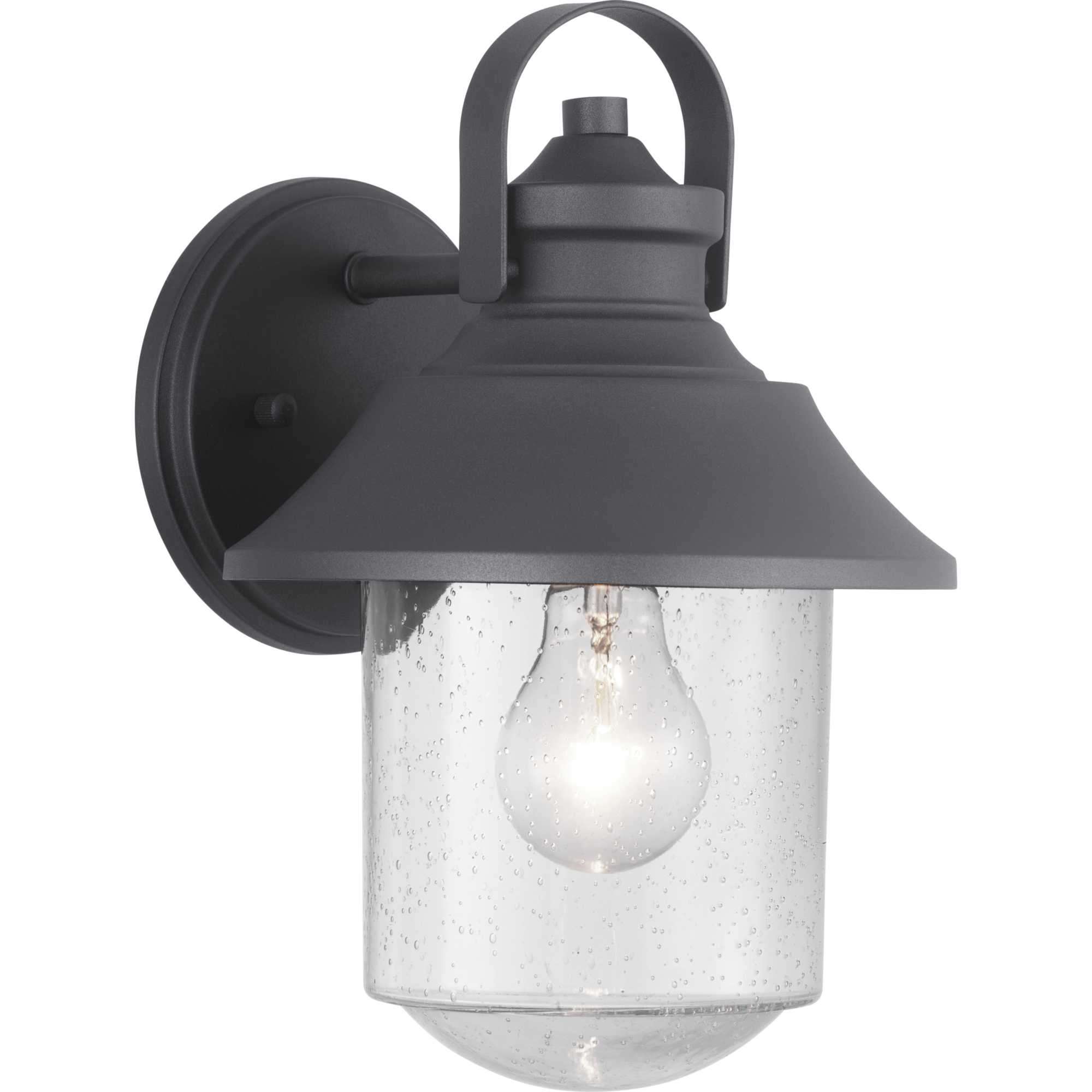 Photos - Floodlight / Street Light Progress Lighting P560120 Weldon Single Light 12" Tall Outdoor Wall Sconce Black Outdoor Lighting Wall Sconces P560120-031 