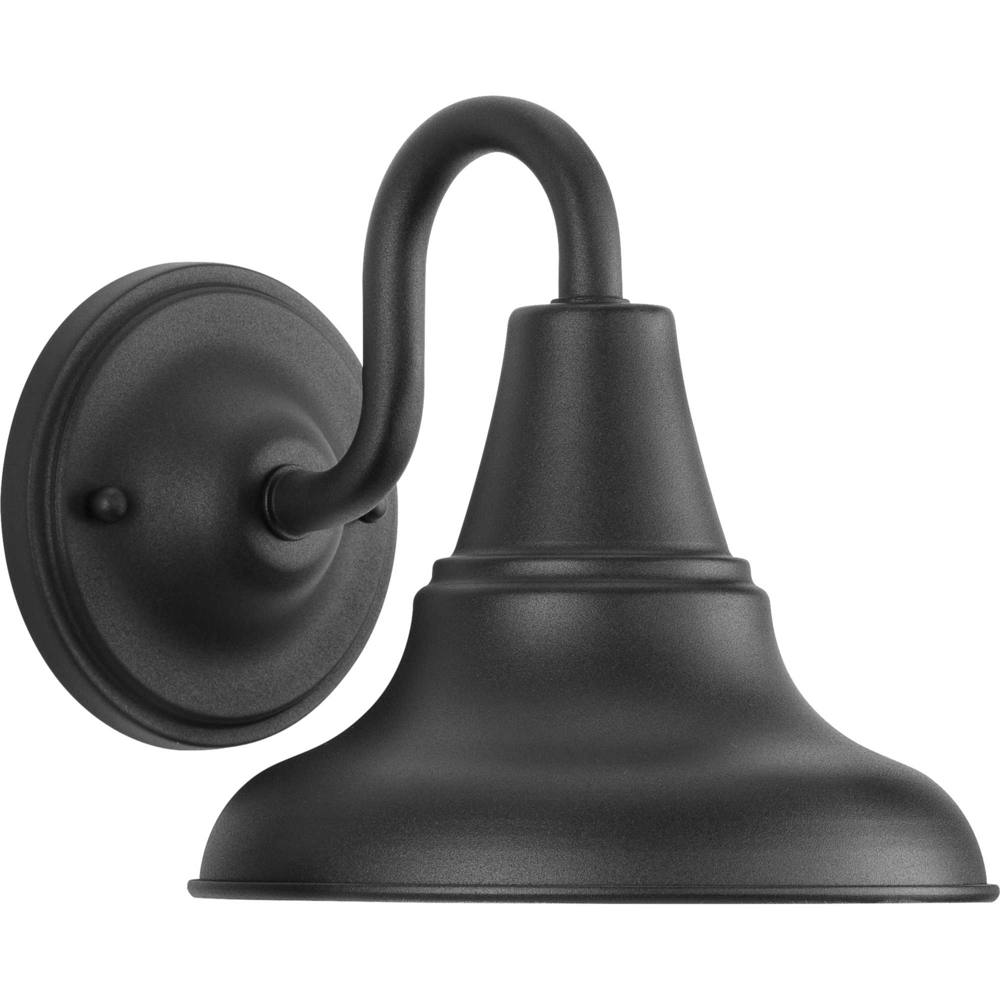 Photos - Floodlight / Street Light Progress Lighting P5622 District 8" Tall Single Light Outdoor Wall Sconce Textured Black Outdoor Lighting Wall Sconces P5622 