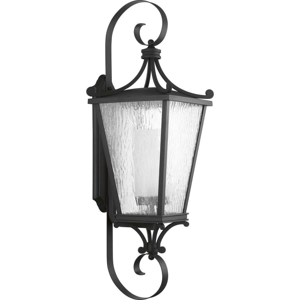 Photos - Floodlight / Street Light Progress Lighting P6629-MD Cadence 38" Tall Outdoor Wall Sconce Black Outdoor Lighting Wall Sconces P6629-31MD