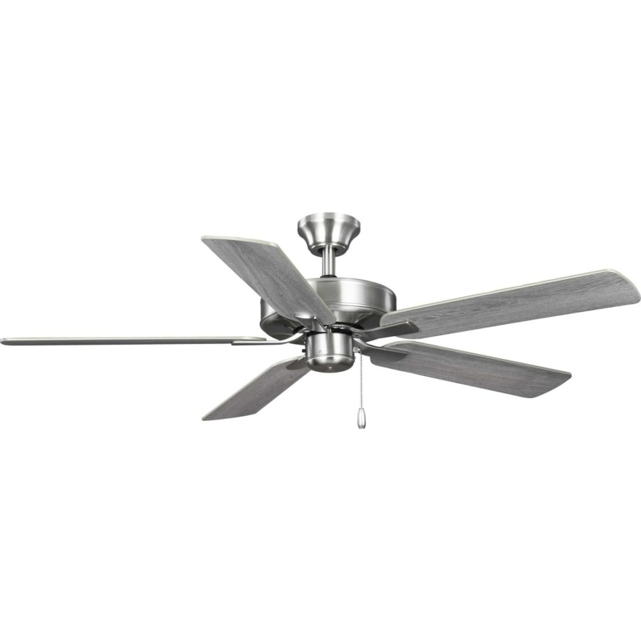 Photos - Fan Progress Lighting P250084 AirPro E-Star 52" 5 Blade Indoor Ceiling  Brushed Nickel s Ceiling s Indoor Ceiling s 