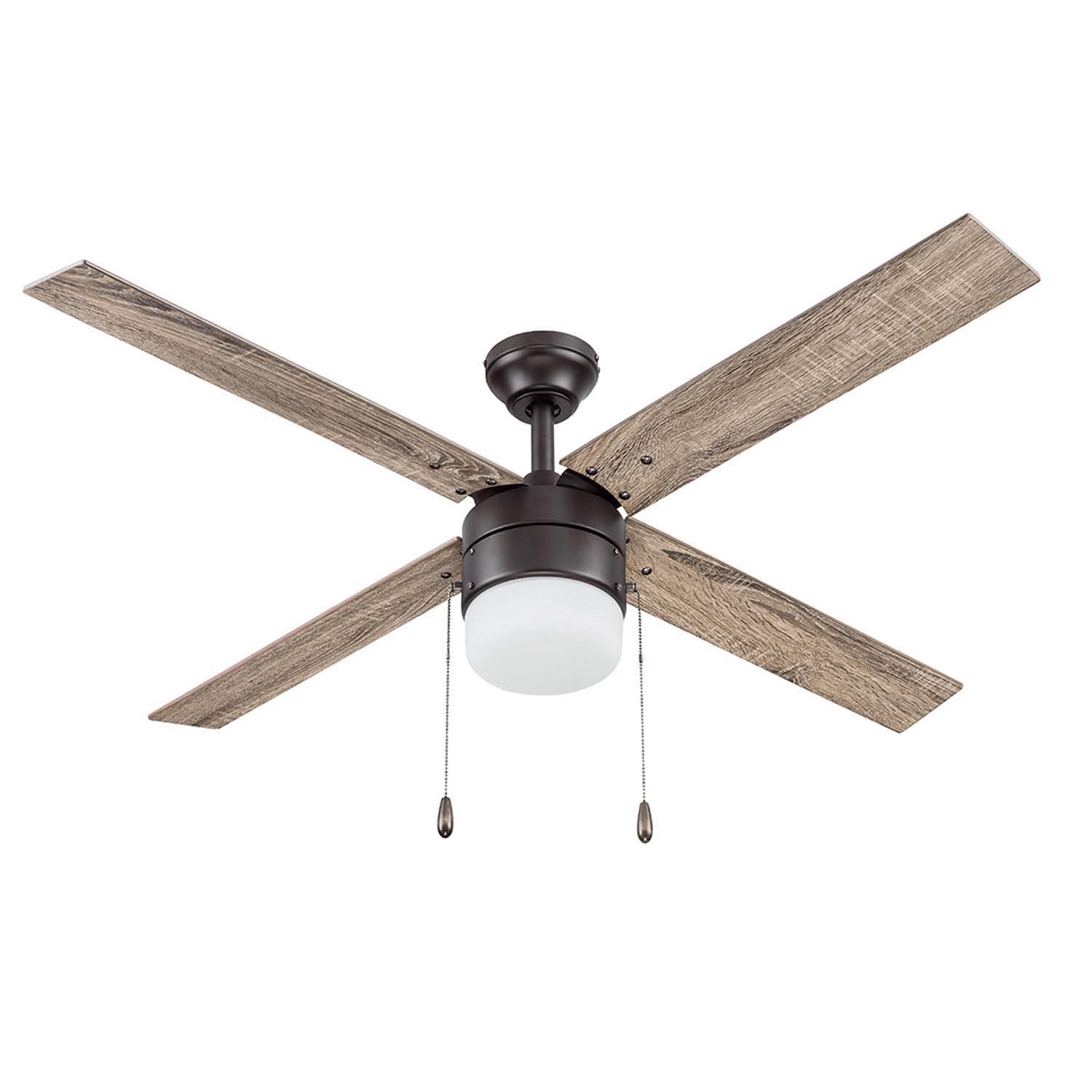 Photos - Fan Prominence Home Chism 52 LED Chism 52" 4 Blade Indoor LED Ceiling  Gun Metal s Ceiling s Indoor Ceiling s 51451