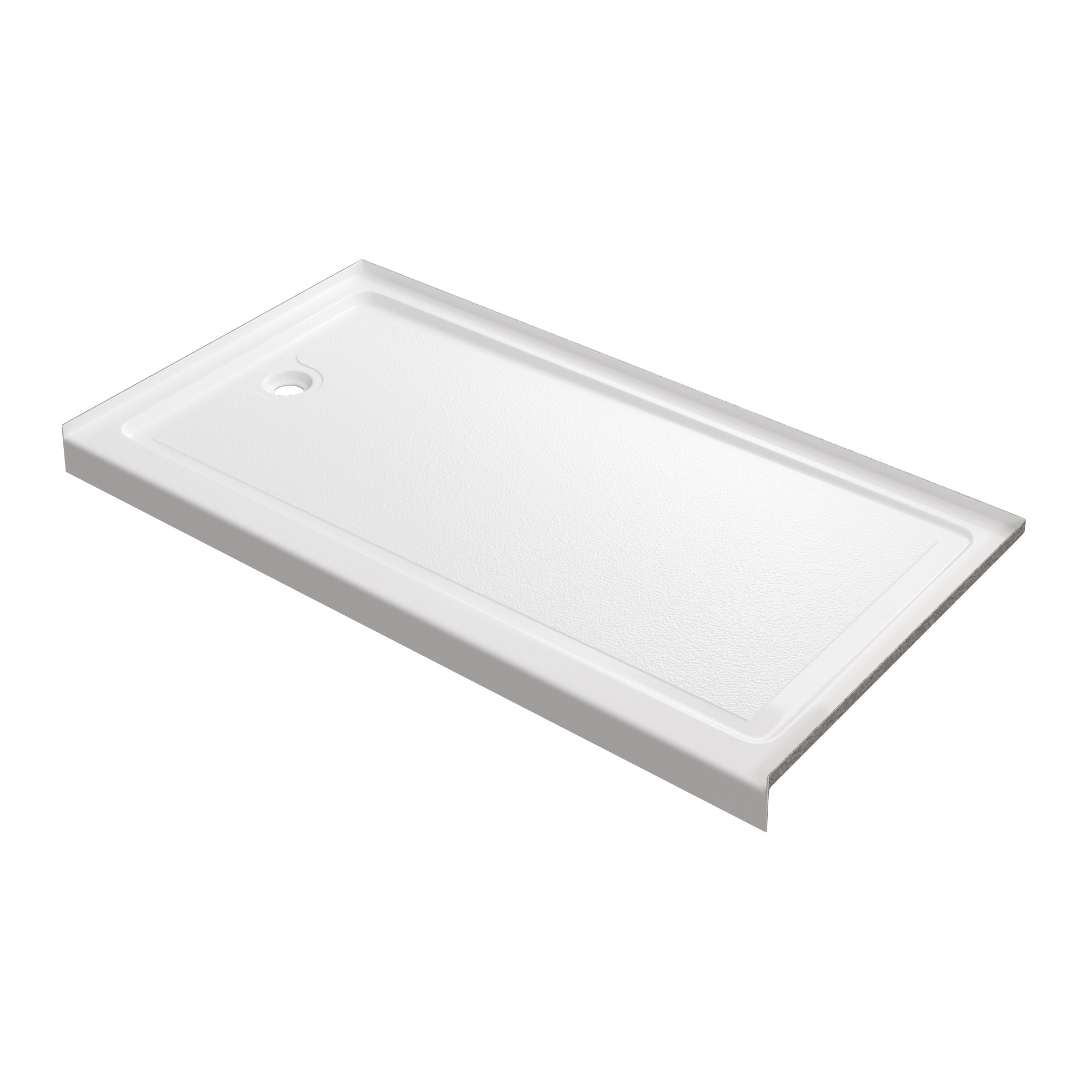 Photos - Shower Tray Pulse Fitness Pulse PS-3260L ShowerPan 60" x 32" Rectangular Shower Base with Single Threshold and Left Drain White Shower Stalls and Door 