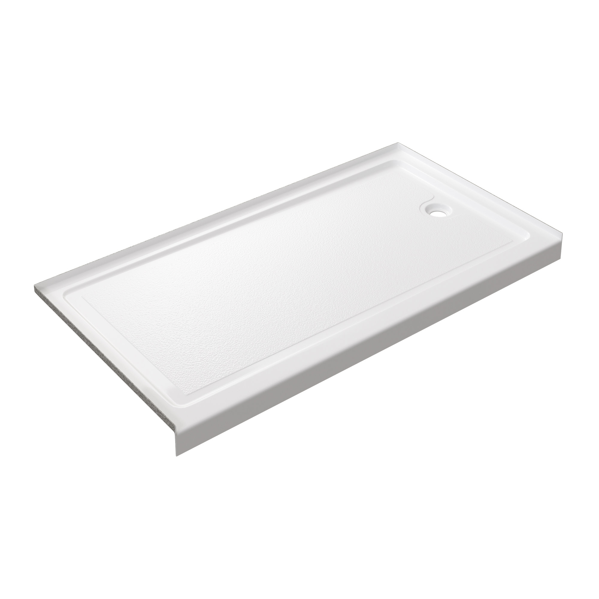 Photos - Shower Tray Pulse Fitness Pulse PS-3260R ShowerPan 60" x 32" Rectangular Shower Base with Single Threshold and Right Drain White Shower Stalls and Doo 