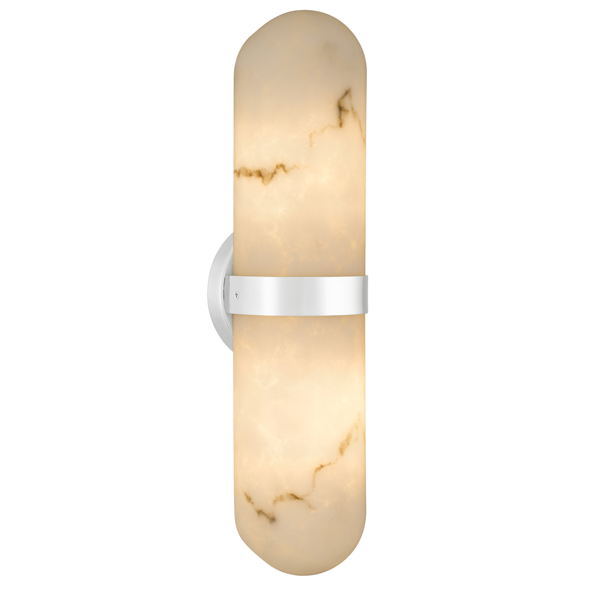 Photos - Chandelier / Lamp Quoizel BREE8804 Bree 2 Light 18" Tall Wall Sconce Polished Chrome Indoor Lighting Wall Sconces BREE8804C