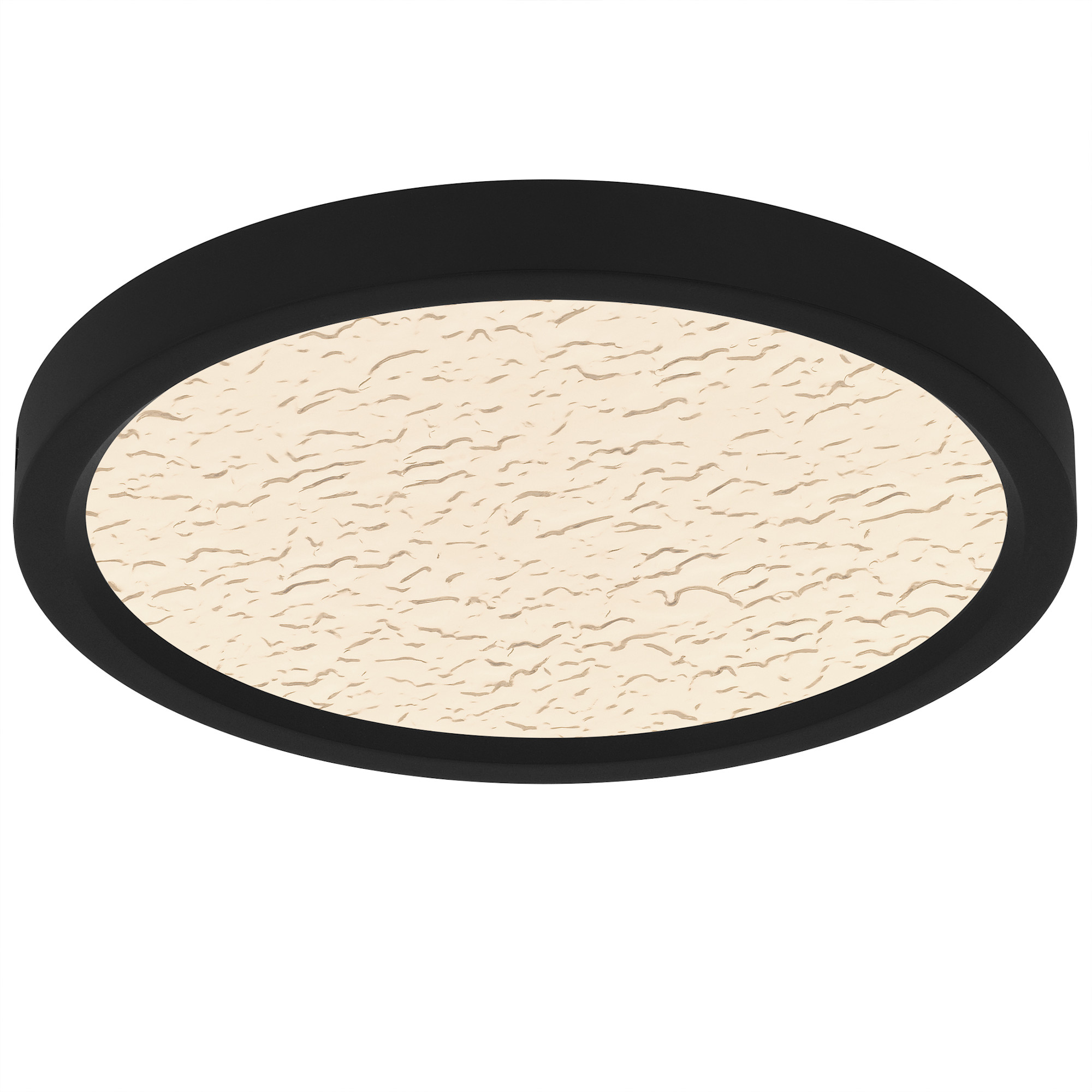 Photos - Chandelier / Lamp Quoizel OSTC1711 Outskirts 11" Wide LED Flush Mount Ceiling Fixture with Textured Acrylic Lens Earth Black Indoor Lighting C