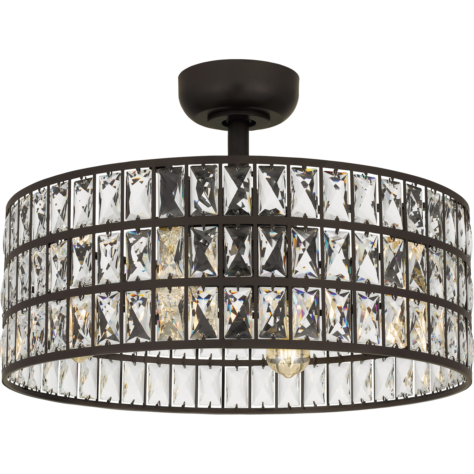 Photos - Fan Quoizel QFA4046 23" Indoor delier Ceiling  with Remote Control Western Bronze s Ceiling s Indoor deliers QFA4 