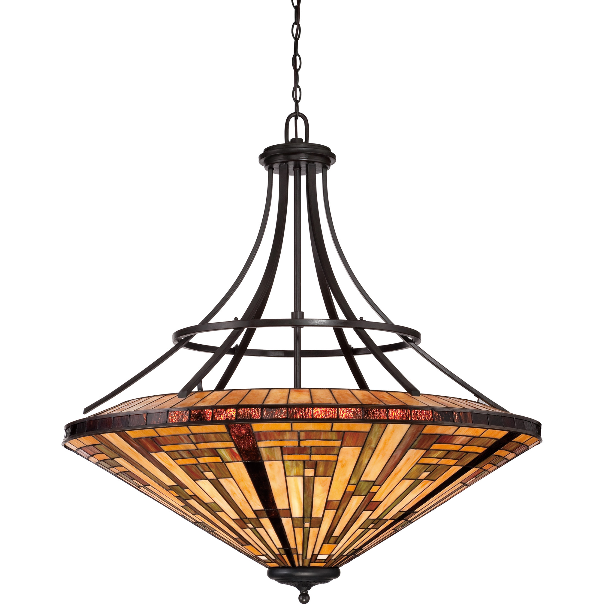 Photos - Chandelier / Lamp Quoizel TFST2840 Stephen 8 Light Pendant Vintage Bronze Indoor Lighting Pendants TFST2840VB 