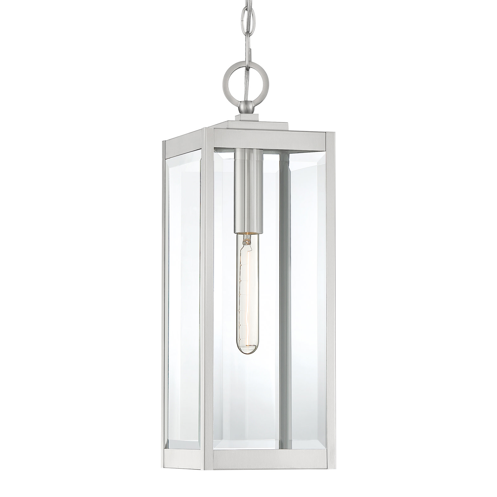 Photos - Chandelier / Lamp Quoizel WVR1507 Westover 7" Wide Mini Pendant Stainless Steel Indoor Lighting Pendants WVR1507SS 