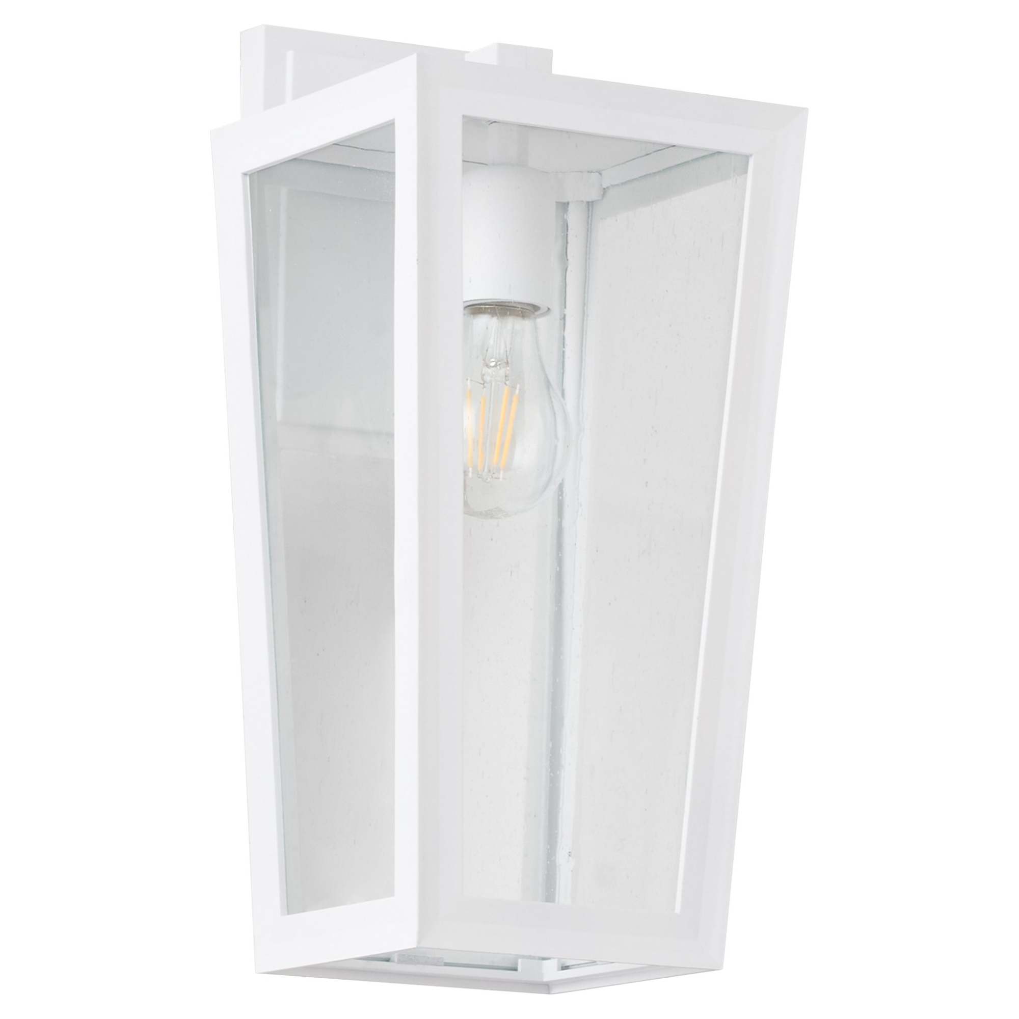 Photos - Floodlight / Street Light Quorum International 715-6 Bravo 15" Tall Outdoor Wall Sconce White Outdoor Lighting Wall Sconces 715-6-6
