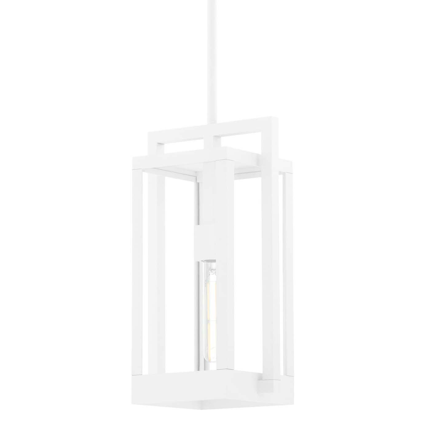 Photos - Chandelier / Lamp Quorum International 737-18 Marco 10" Wide Mini Pendant White Indoor Lighting Pendants 737-18-6