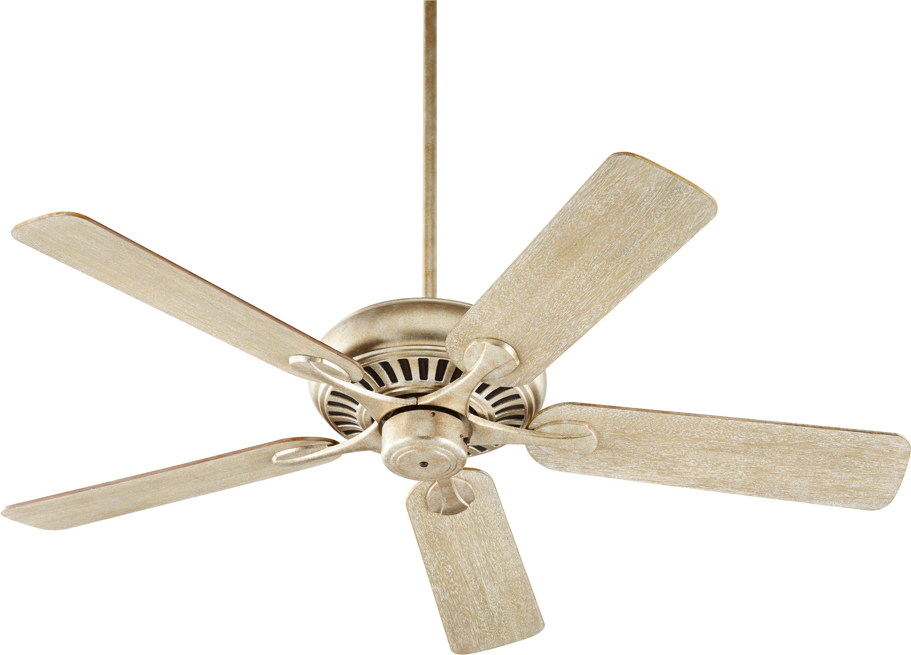 Photos - Fan Pinnacle Quorum International 91525  52" 5 Blade Indoor Ceiling  Aged Silver Leaf s Ceiling s Indoor Ceiling s 91 
